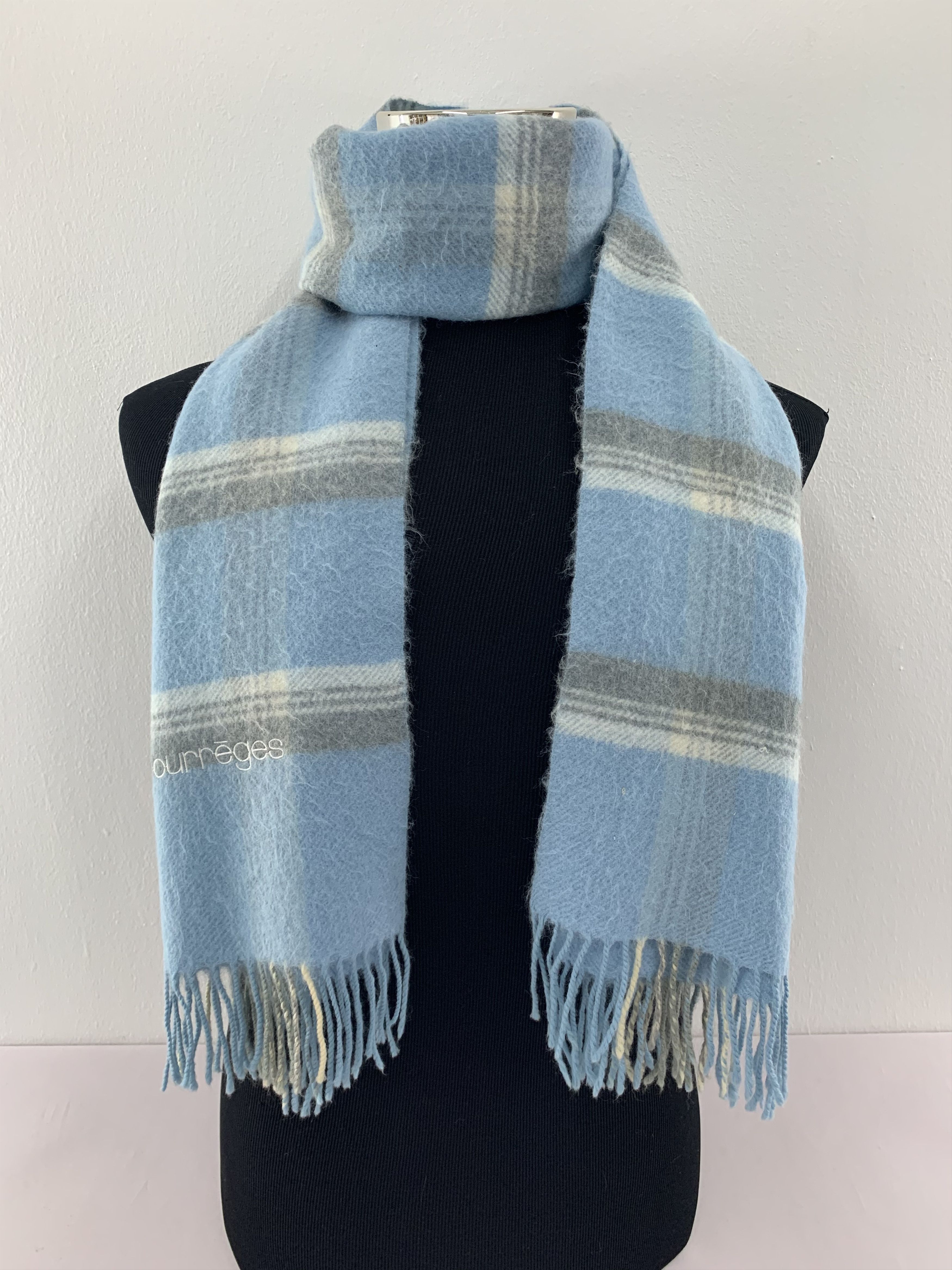 Courreges Courreges Scarf Wool Muffler Neck Wrap BL5094 Size ONE SIZE - 1 Thumbnail