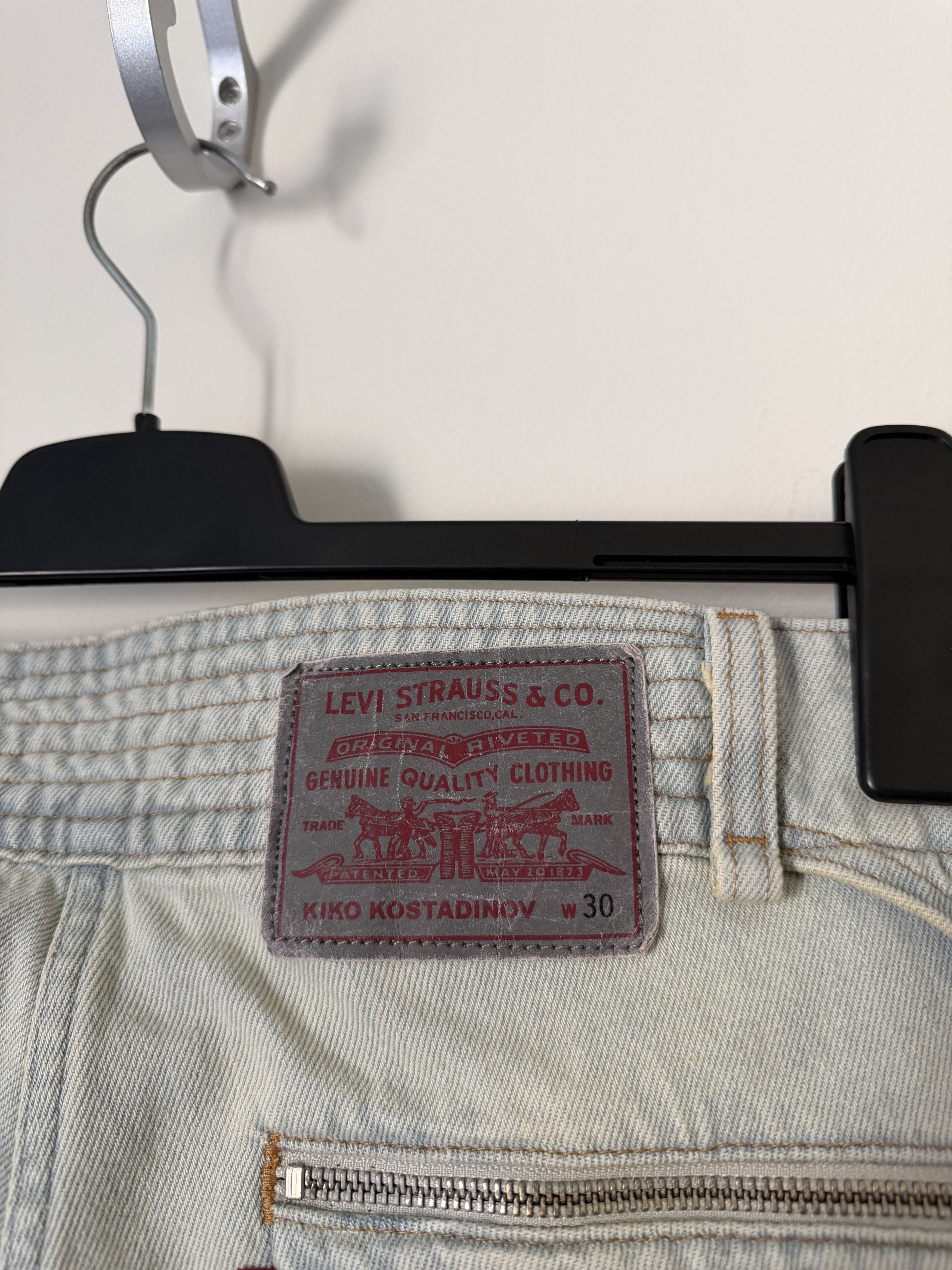 Kiko Kostadinov × Levi's Kiko Kostadinov Levi's Carina Flared Jeans Size US 30 / EU 46 - 7 Thumbnail