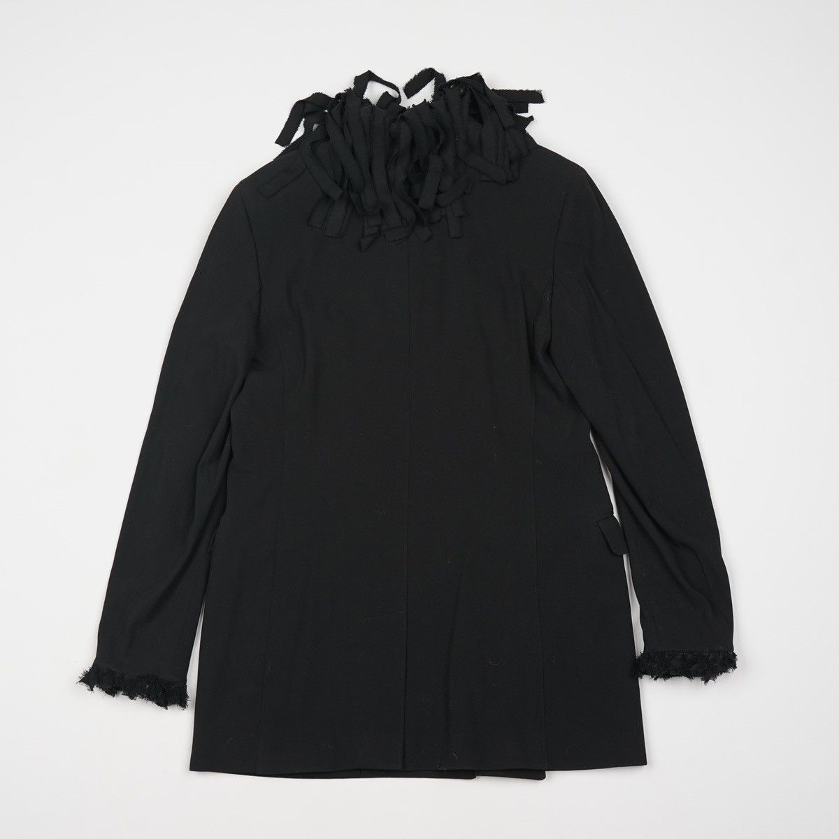 Jean Paul Gaultier Jean Paul Gaultier Wool Fringe Double Breasted Coat Jacket Size M / US 6-8 / IT 42-44 - 10 Thumbnail