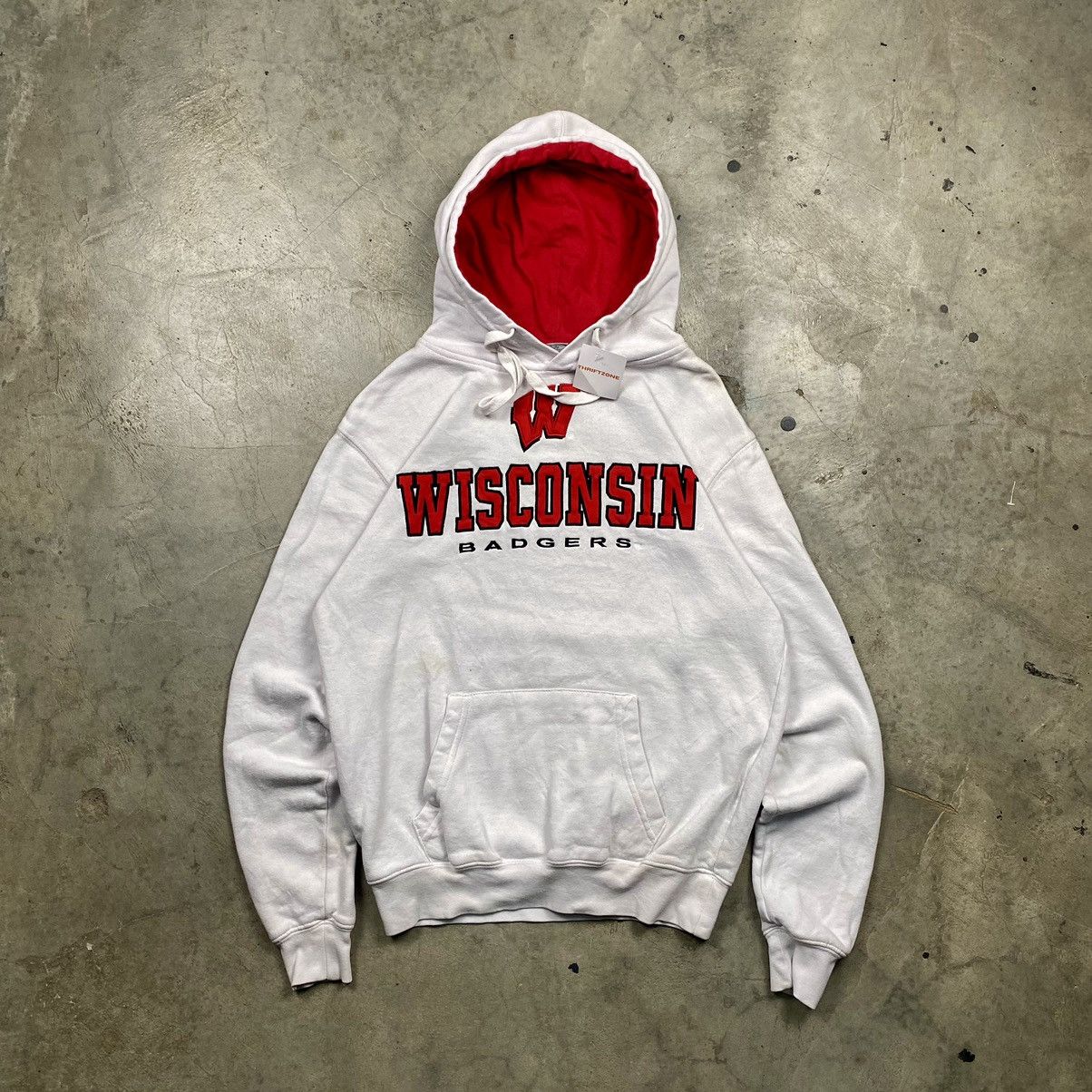 Vintage y2k Wisconsin Badgers Boxy Pullover Size US S / EU 44-46 / 1 - 1 Thumbnail