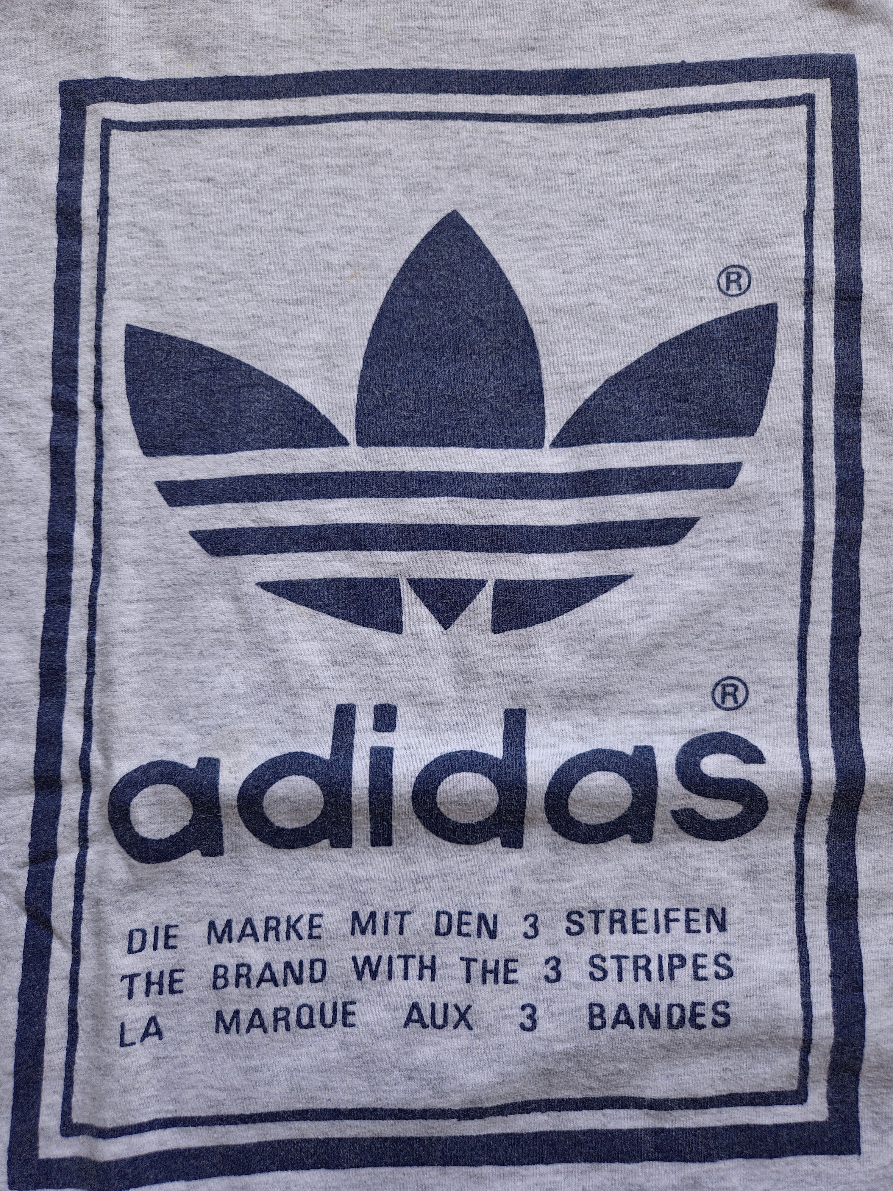 Adidas × Vintage Vintage Adidas Trefoil 90s Tshirt Size XL Size US XL / EU 56 / 4 - 3 Thumbnail
