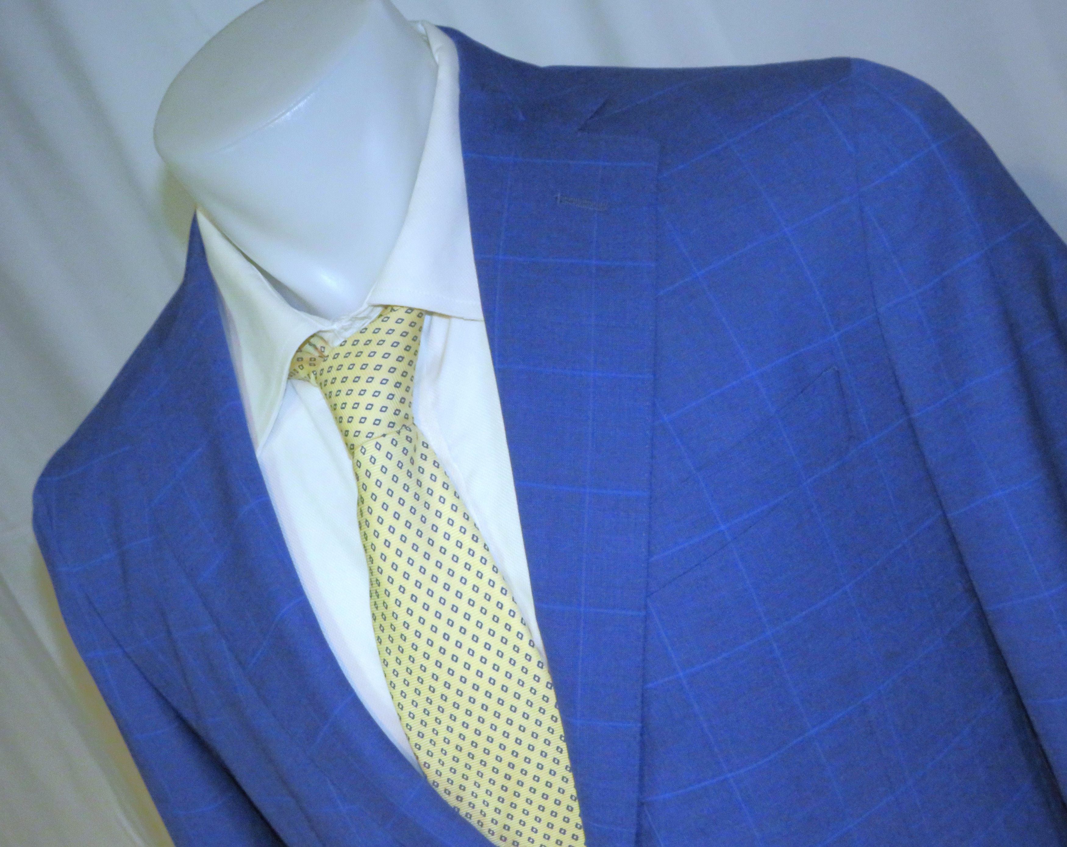 Brooks Brothers Golden Fleece Current Blue Plaid Two Button Suit 40R NWT Size 40R - 8 Thumbnail