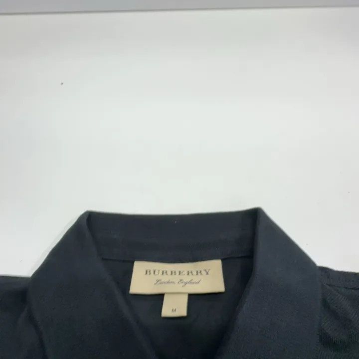 Burberry Burberry Burberry Black Embroidered Logo Polo Shirt-2507 Size US M / EU 48-50 / 2 - 7 Thumbnail