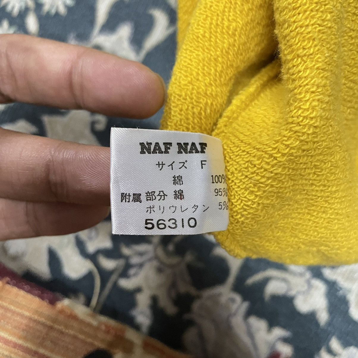 If Six Was Nine NAF NAF Paris Vintage Size US M / EU 48-50 / 2 - 5 Thumbnail