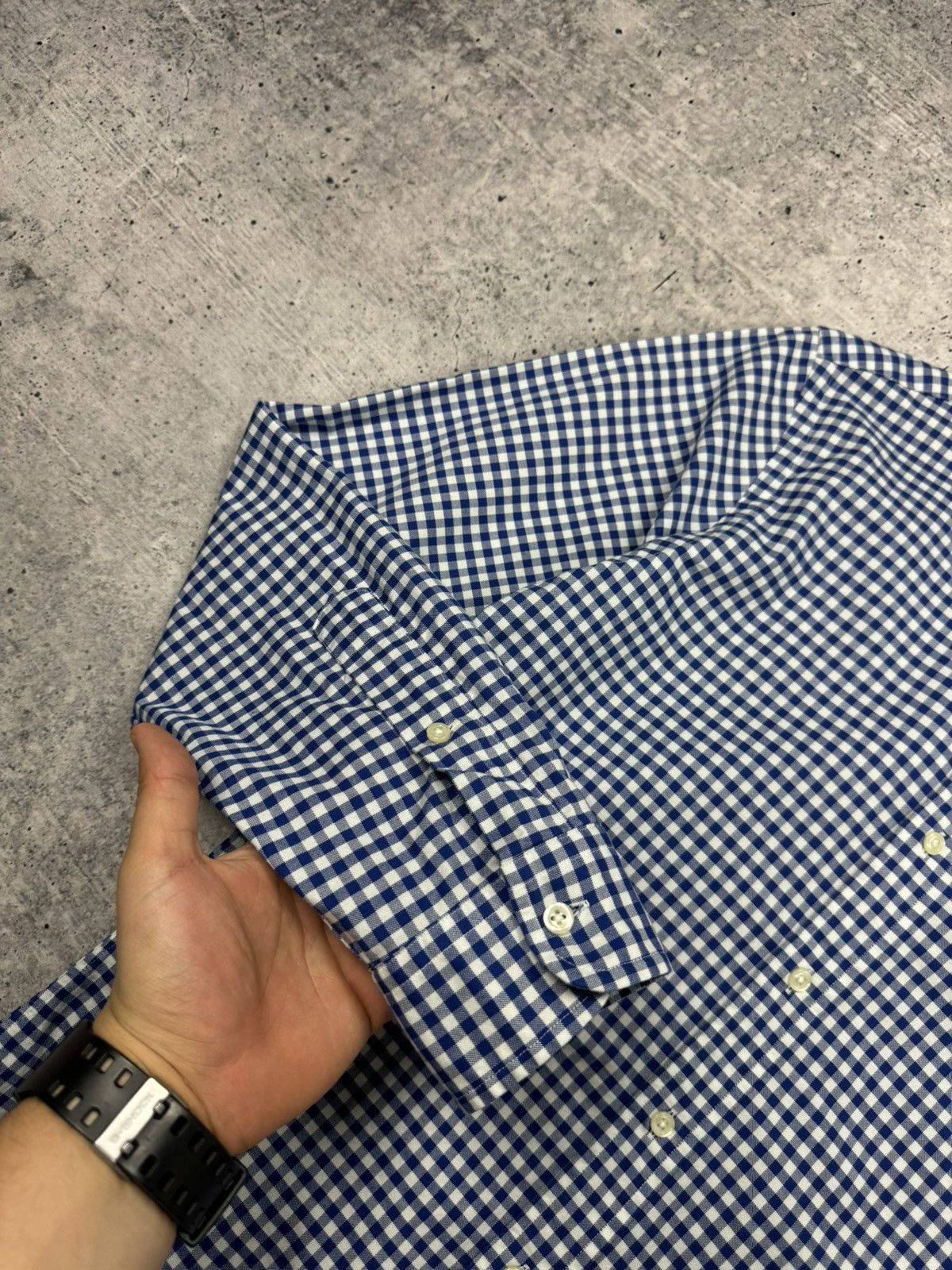 Polo Ralph Lauren × Vintage Vintage Polo Ralph Lauren Y2K Blue Casual Button Ups Shirt Size US S / EU 44-46 / 1 - 5 Thumbnail