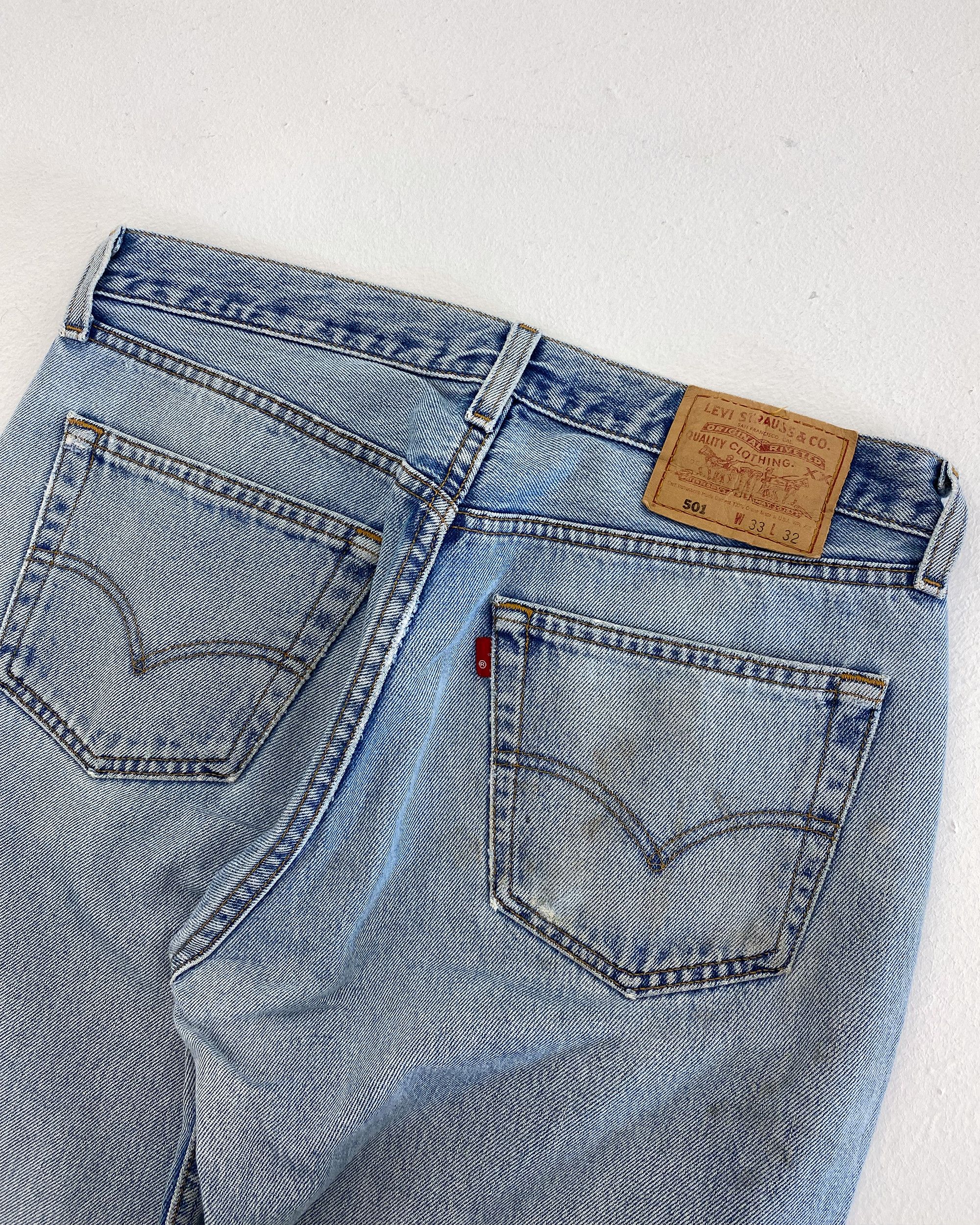 Levi's 1990s 501 USA Denim Size US 33 - 4 Thumbnail