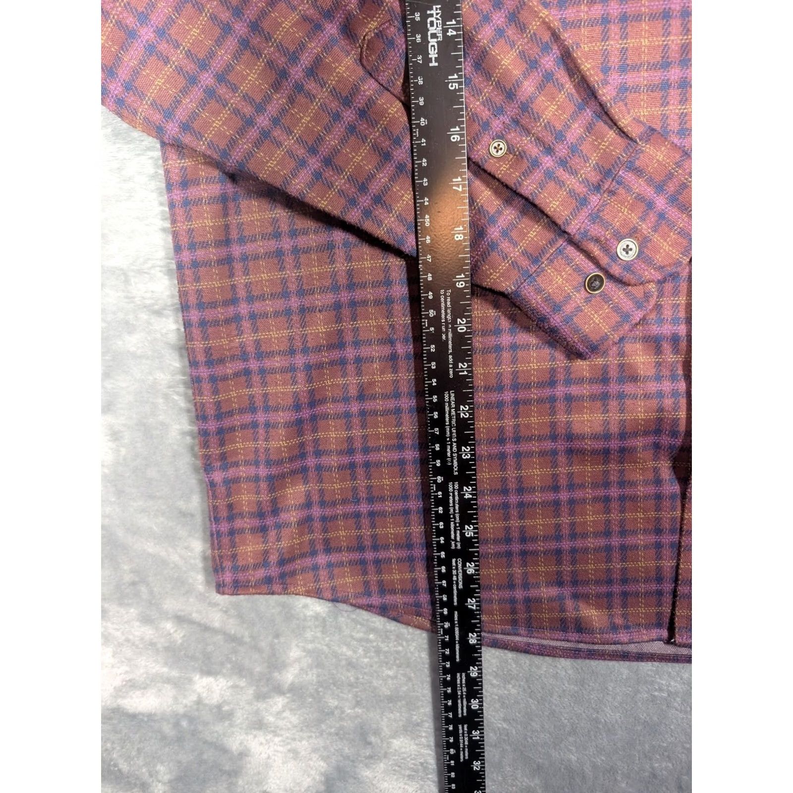 Rhone Rhone Shirt Mens XL Red Plaid Flannel Long Sleeve Button Up Casual Stretch Size US XL / EU 56 / 4 - 2 Thumbnail