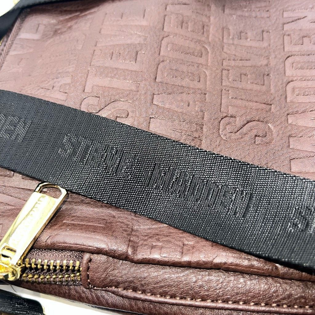 Steve Madden Steve Madden Faux Leather Crossbody Signature Bag with Guita Size ONE SIZE - 12 Thumbnail