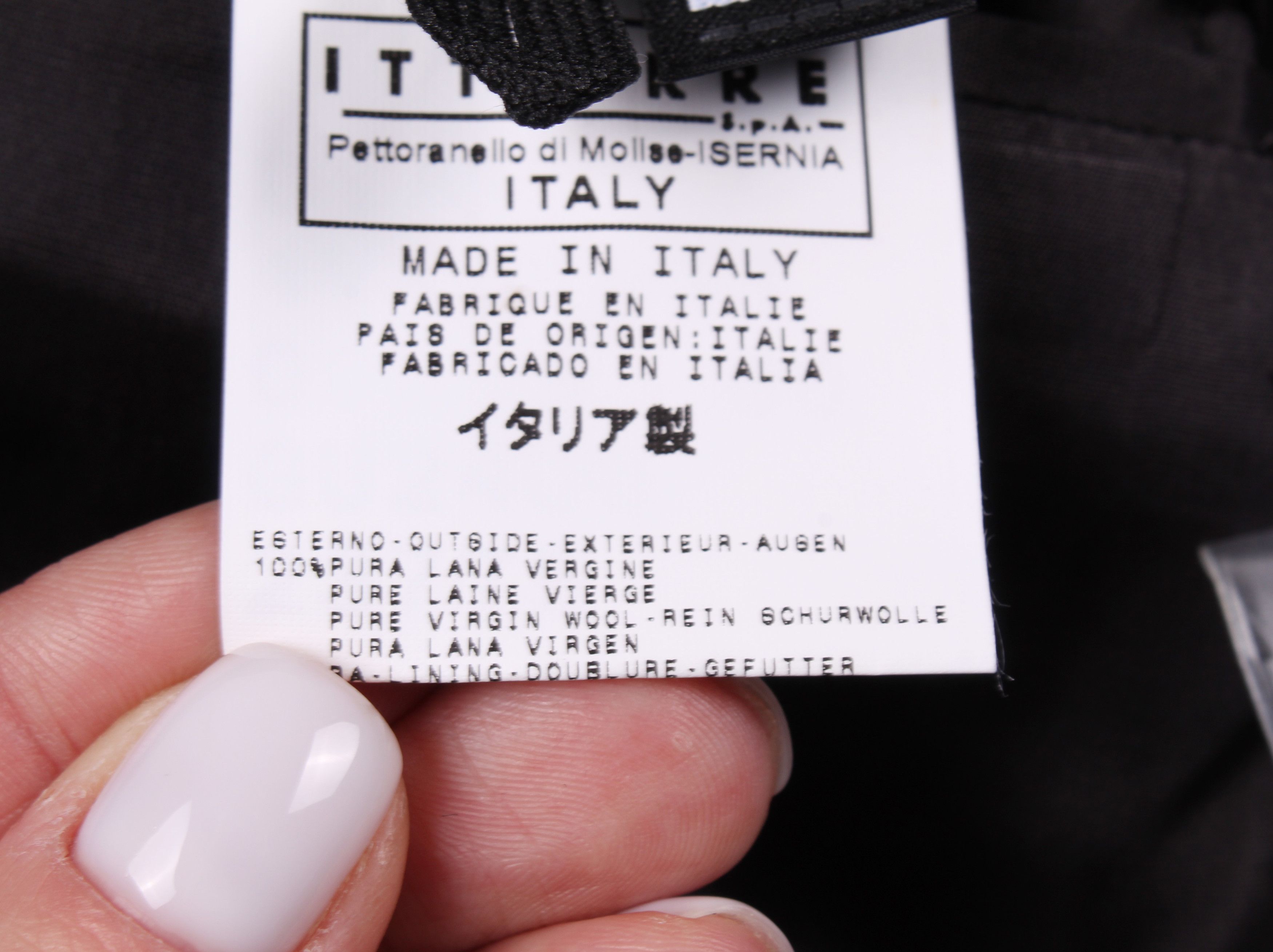 Versace × Versus Versace Vintage Versus Gianni Versace 3 Button Black Wool Blazer Size 52R - 10 Thumbnail
