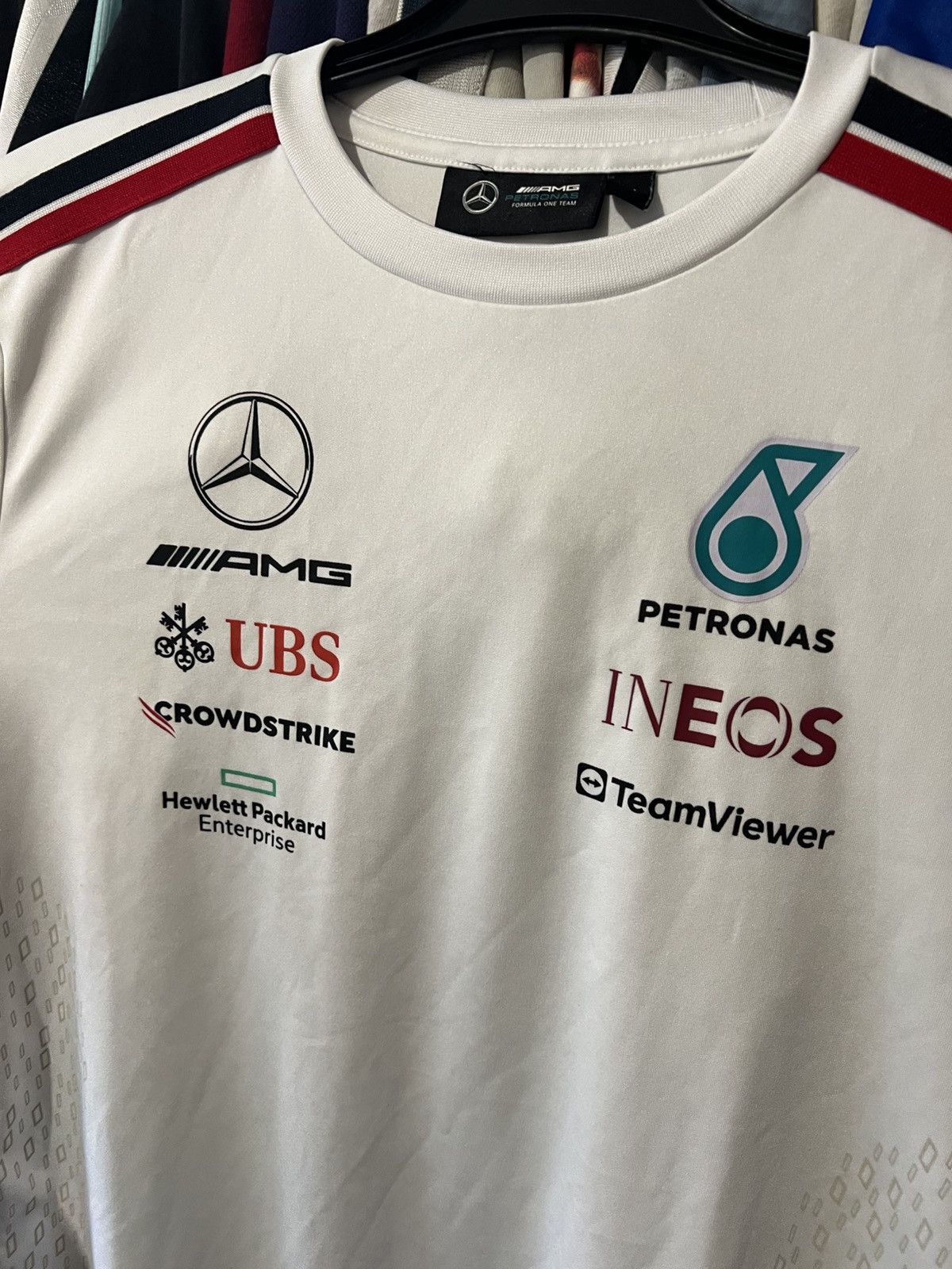 Mercedes-Benz × Tommy Hilfiger VINTAGE AMG MERCEDES BENZ TOMMY HILFIGER PETRONAS JERSEY Size US M / EU 48-50 / 2 - 5 Thumbnail