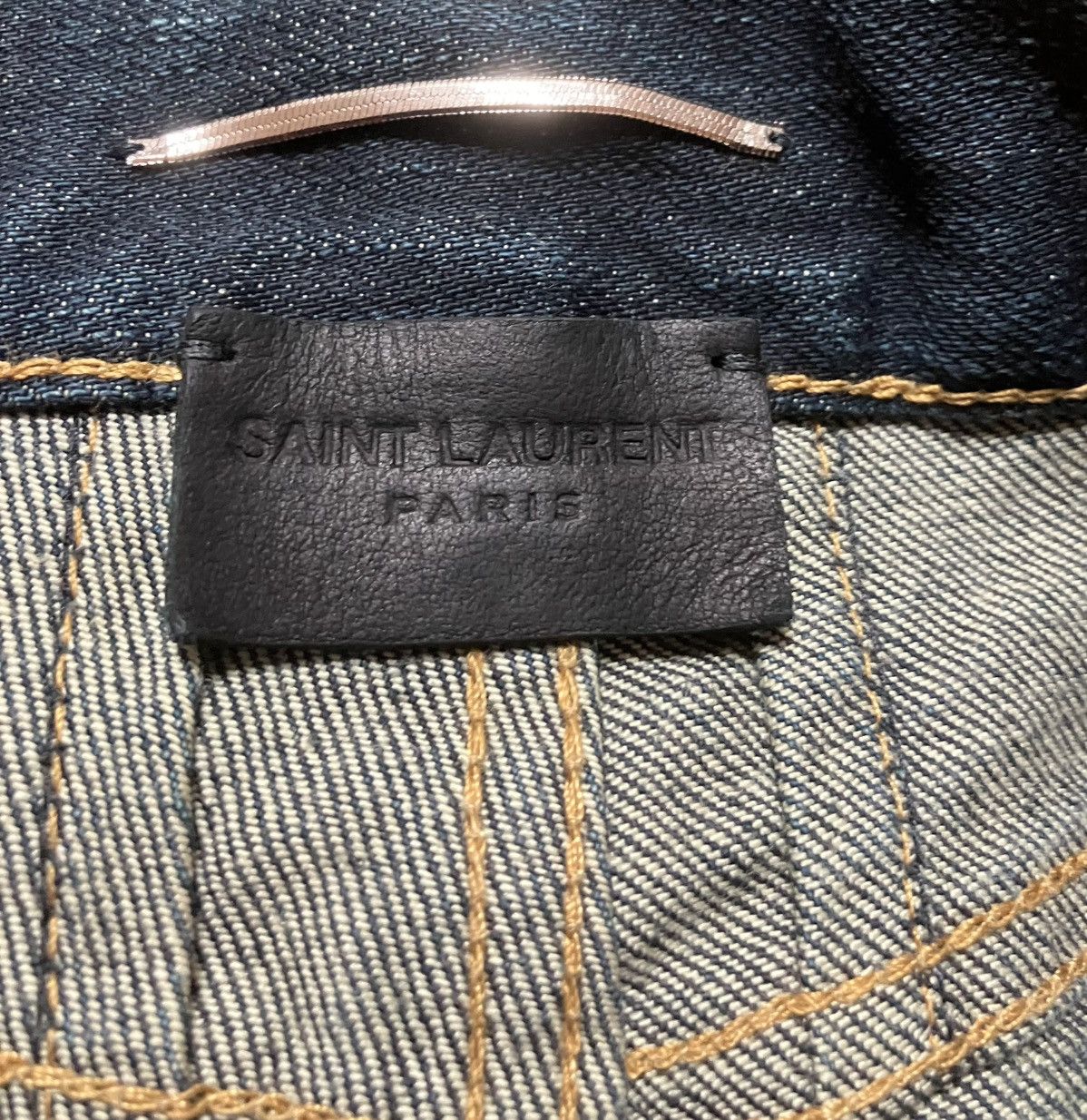 Saint Laurent Paris hedi slimane saint laurent 13fw indigo jeans Size US 29 - 2 Thumbnail