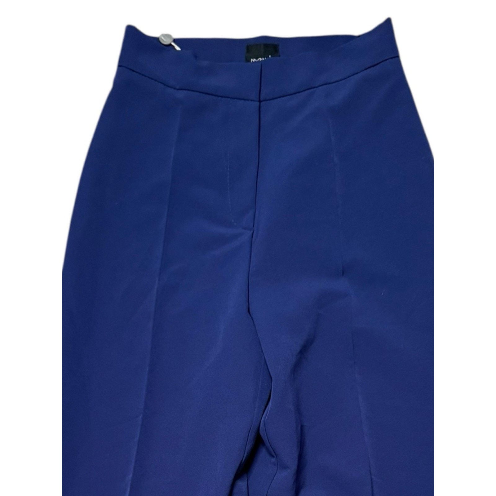 Other Mem.js YOOX NEW Blue Wide Leg Trouser Pants Size 4 Size 27" / US 4 / IT 40 - 2 Thumbnail