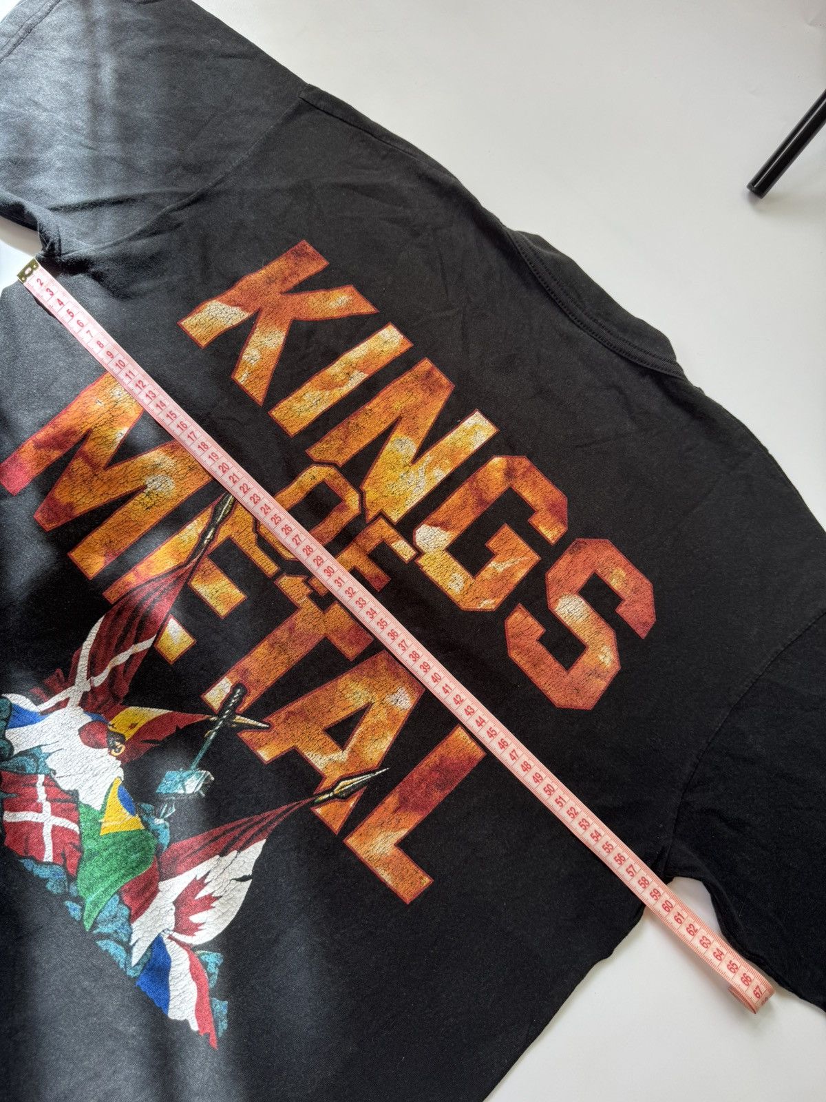 Band Tees Vintage Manowar 1994 World Tour Kings Of Metal Size US XL / EU 56 / 4 - 12 Thumbnail