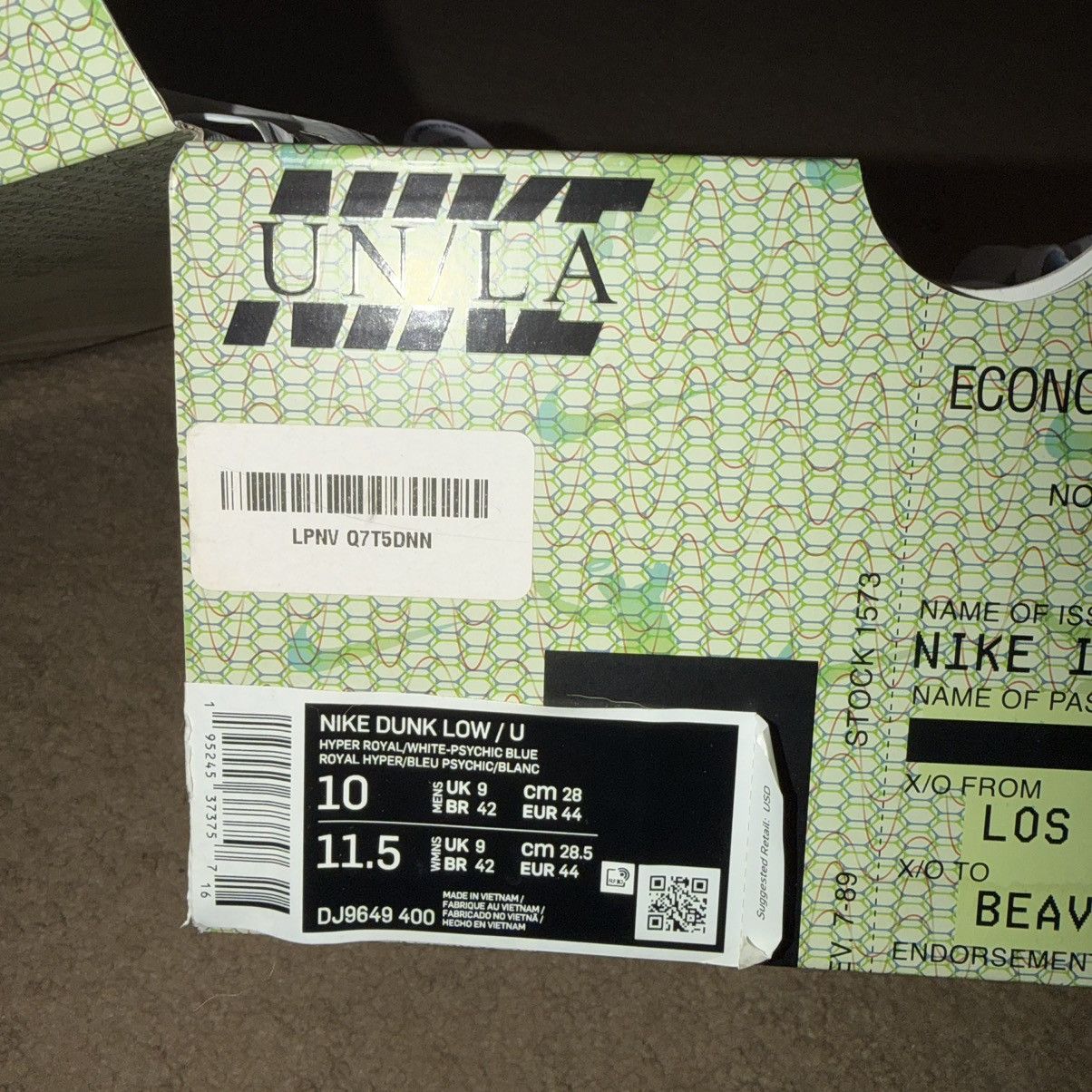 Nike Nike Dunk Low Union Passport Pack Size US 10 / EU 43 - 7 Thumbnail