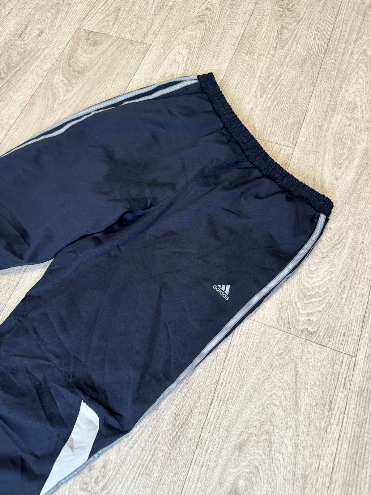 Adidas 🔷Vintage Adidas Nylon Drill Y2K Track Pants 2000s🔷 Size US 36 / EU 52 - 4 Thumbnail
