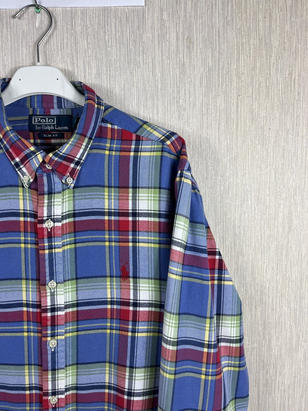 Flannel × Polo Ralph Lauren × Vintage Vintage Polo Ralph Lauren 90s flannel plaid checked shirt Size US L / EU 52-54 / 3 - 3 Thumbnail