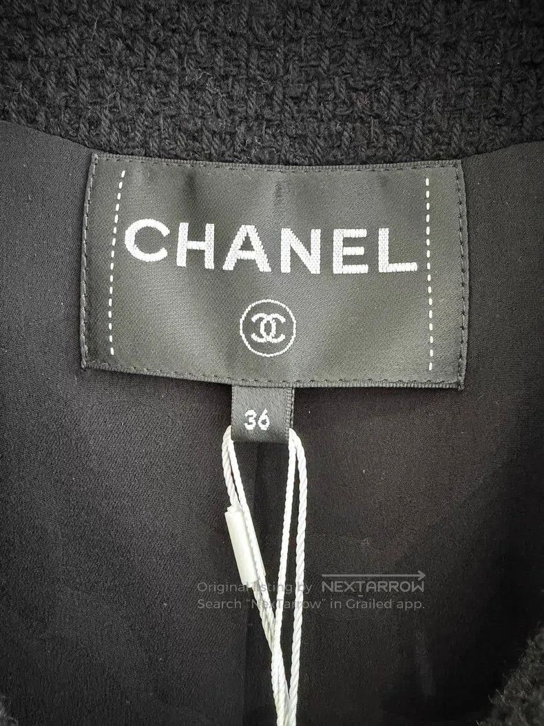 Chanel Chanel Black navy collar jacket Size XS / US 0-2 / IT 36-38 - 3 Thumbnail