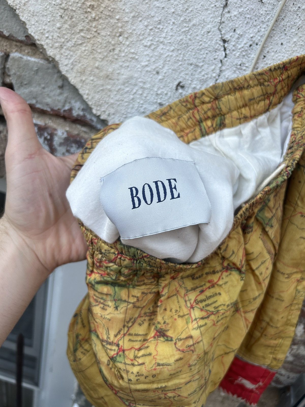 Bode Morocco Map Silk Shorts Size US 32 / EU 48 - 6 Thumbnail