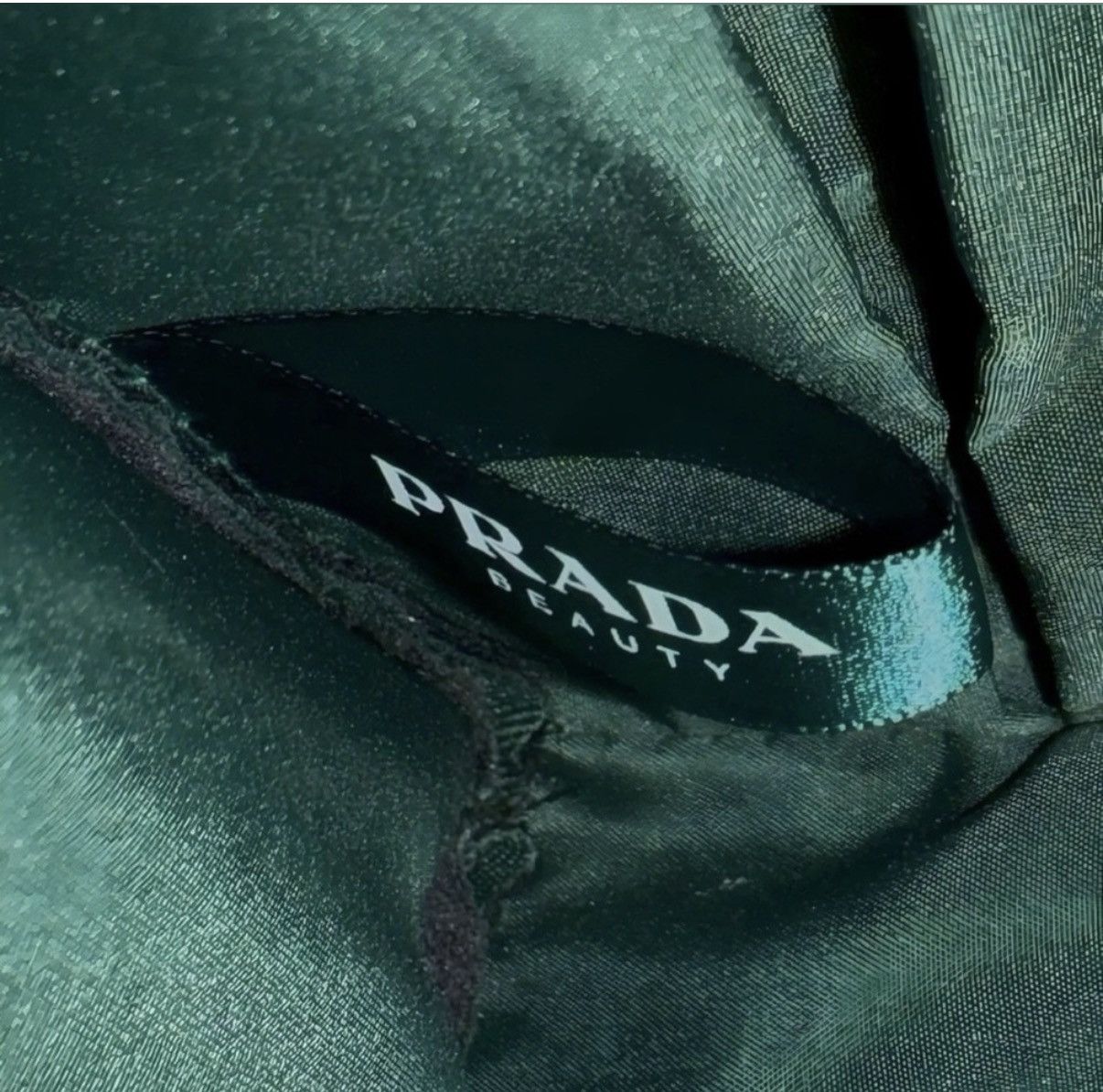 Prada Prada beaute Forest Green Cosmetic Pouch Size ONE SIZE - 4 Thumbnail