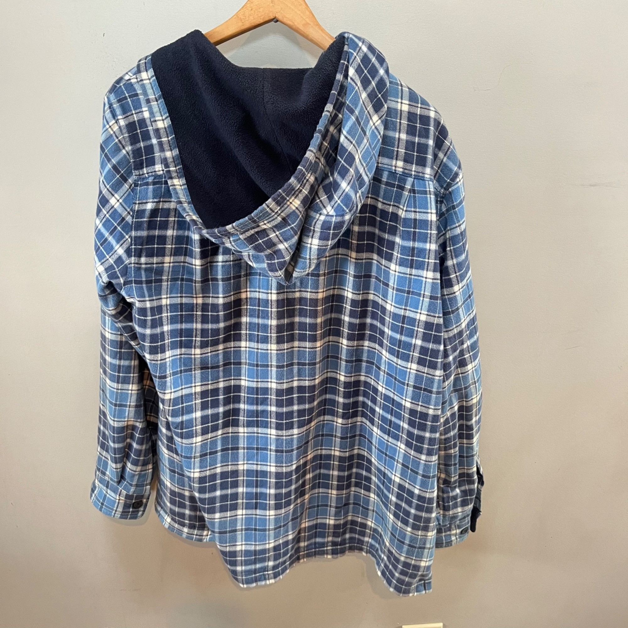 L.L. Bean L.L. Bean Mens Traditional Fit Hooded Plaid Shirt Shacket M- Size US M / EU 48-50 / 2 - 6 Thumbnail