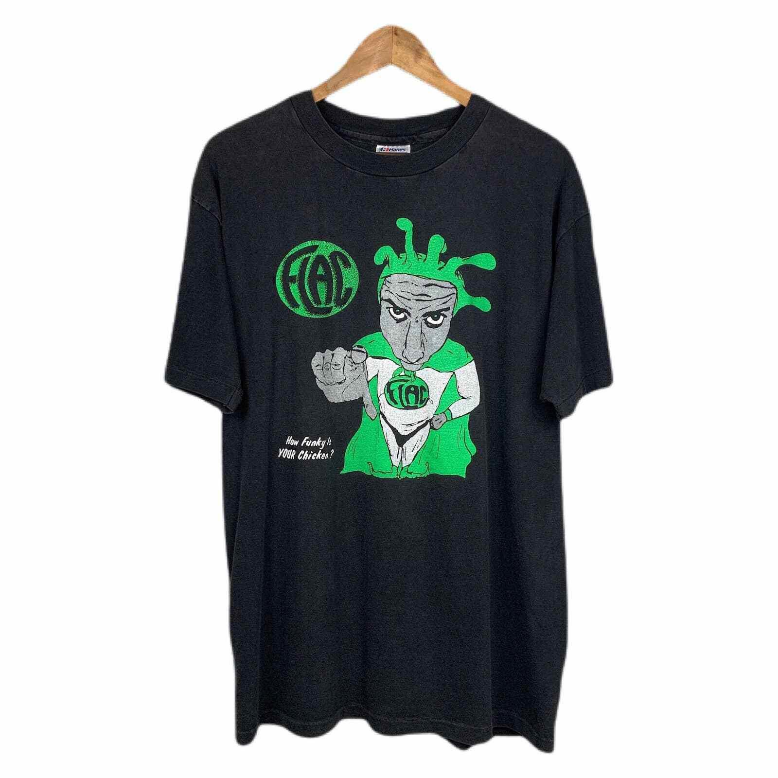 Other Vintage 80s/90s Flac Chicken Cartoon Comic Black T Shirt XL Size US XL / EU 56 / 4 - 1 Thumbnail