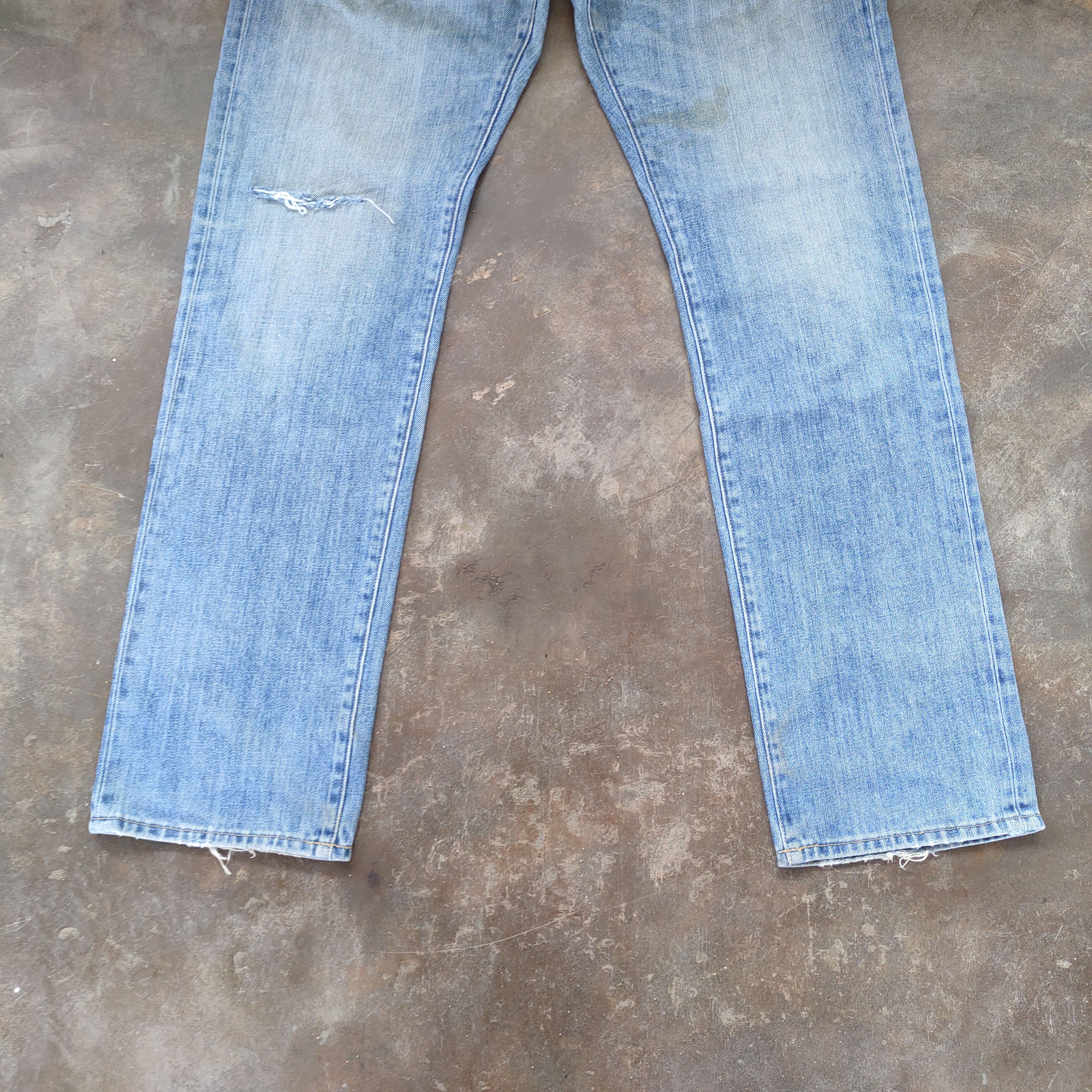 Japanese Brand × Jean × Vintage W38 VINTAGE JAPANESE FADED DISTRESSED JEAN DENIM PANTS Size US 38 / EU 54 - 3 Thumbnail