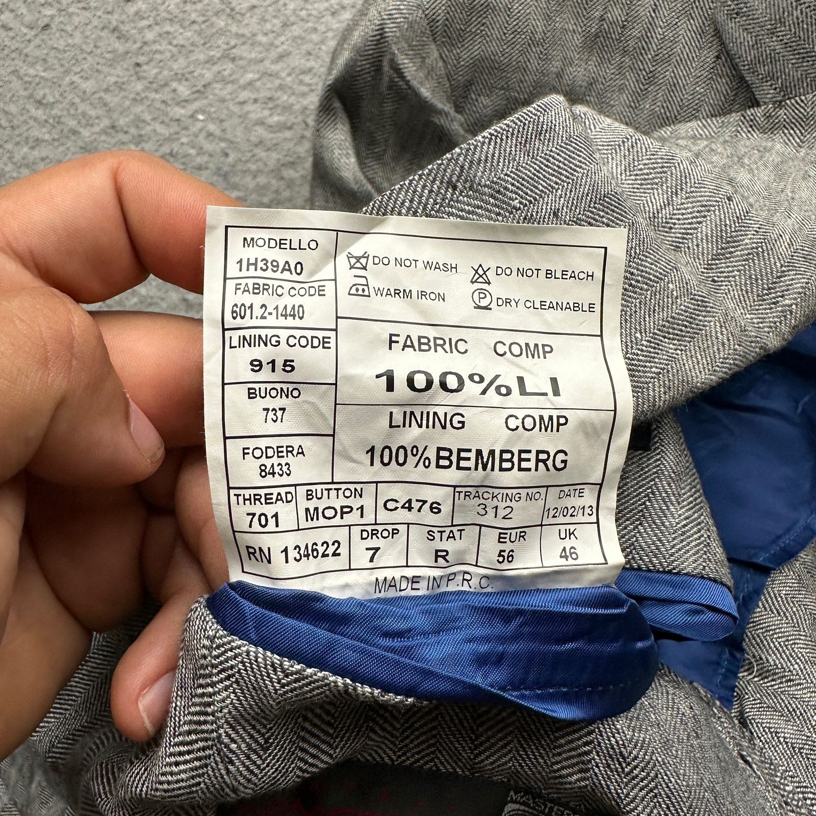 Suitsupply SuitSupply Linen Fratelli Ormezzano Blazer Mens UK 46 XXL Size US XXL / EU 58 / 5 - 3 Thumbnail