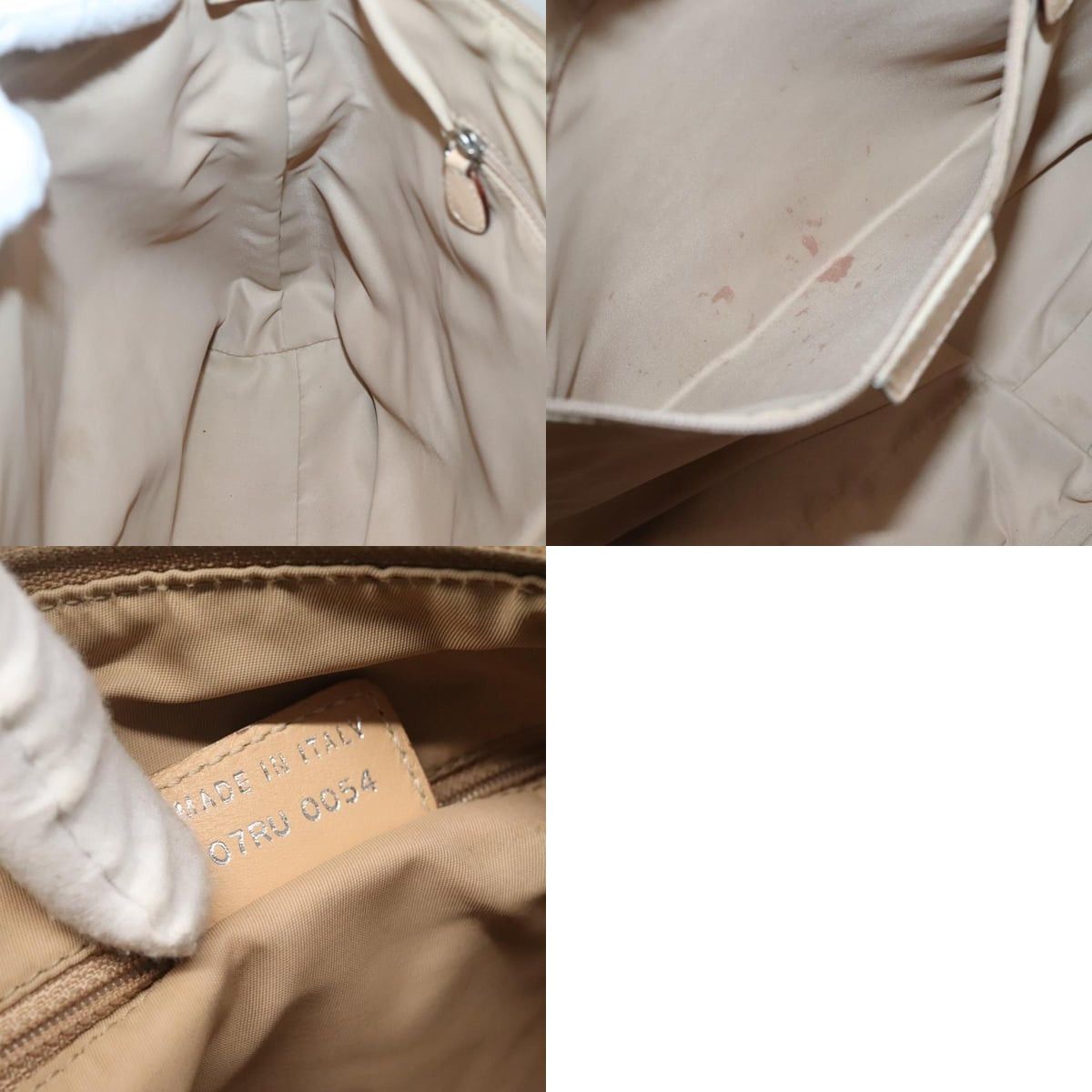 Dior DIOR Trotter Canvas Shoulder Bag Beige Gold Size ONE SIZE - 12 Thumbnail