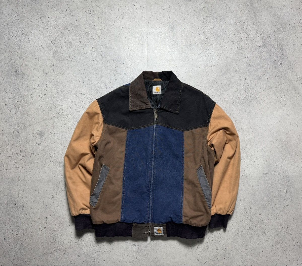 Carhartt Carhartt Denim Detroit Bomber Jacket Vintage 90’s Size US XL / EU 56 / 4 - 1 Thumbnail