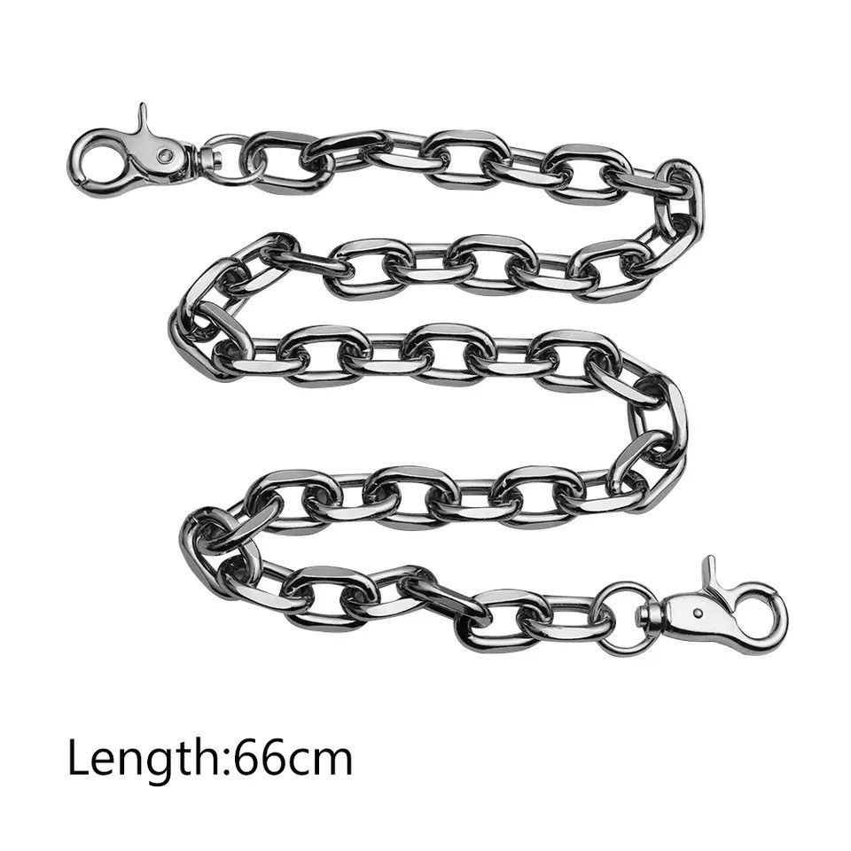 Jewelry Punk Hip-hop Trendy leather Belts Waist Chain Size ONE SIZE - 6 Thumbnail
