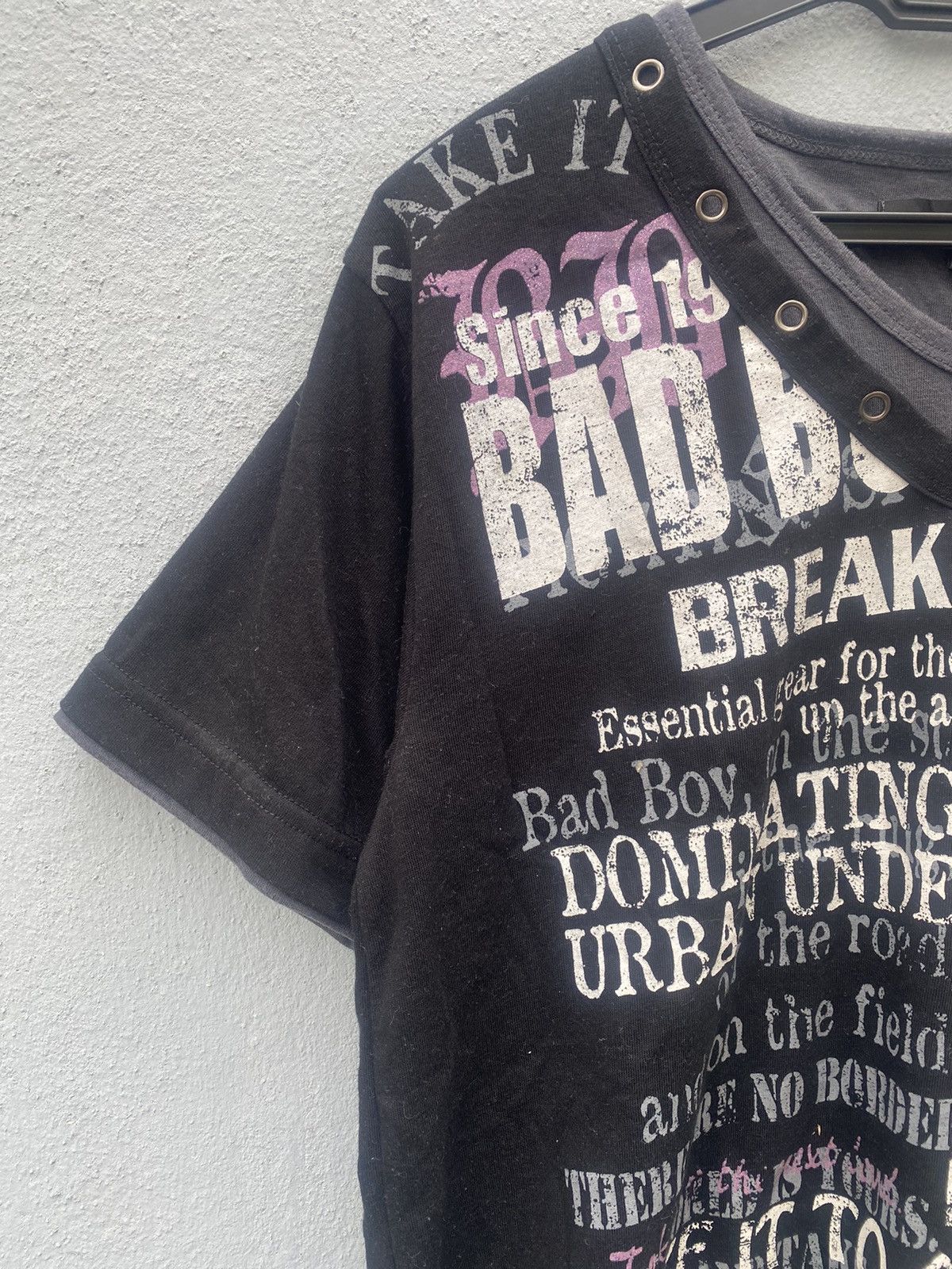 14th Addiction × Affliction × JNCO Vintage y2k Bad Boy Double Layer Seditionaries Poem Tshirt Size US M / EU 48-50 / 2 - 3 Thumbnail