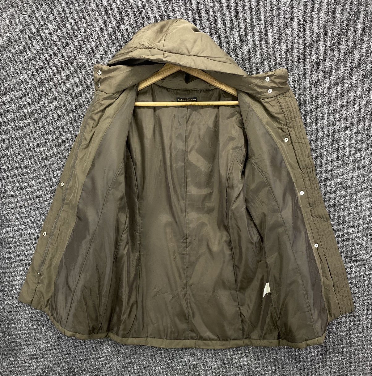 Japanese Brand Vintage Rudolph Valentino Hoodie Down Jacket Size M / US 6-8 / IT 42-44 - 6 Thumbnail