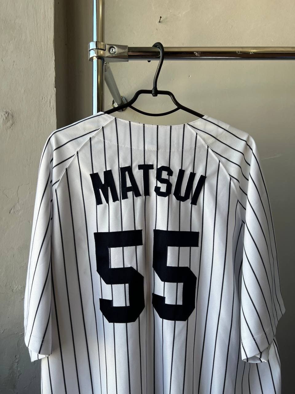 Vintage NEW! RUSSEL NEW YORK YANKEES #55 MATSUI BASEBALL MLB SHIRT Size US XXL / EU 58 / 5 - 13 Thumbnail