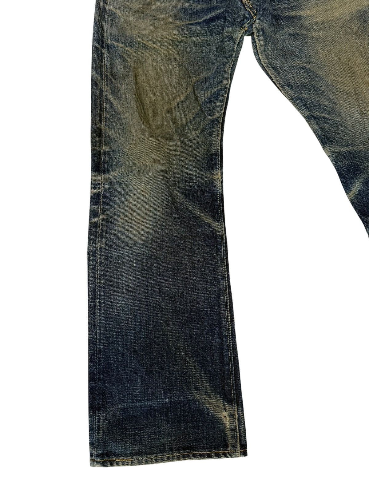 Denime DENIME Made In Japan Redline Selvedge Distressed Jeans Size US 27 - 4 Thumbnail