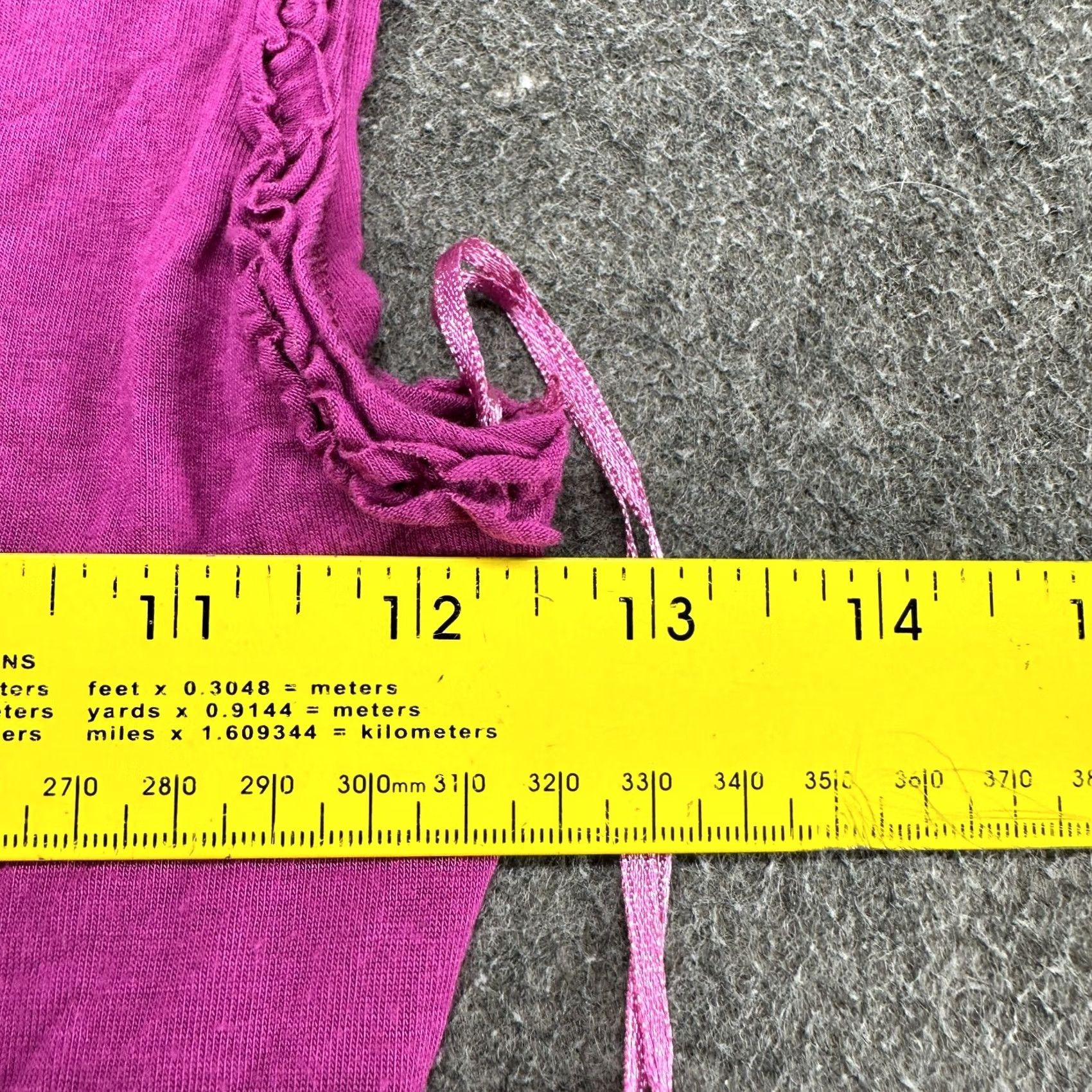 Vintage VINTAGE Design History Tank Top Womens XS Purple Floral Sleeveless V-Neck Ruched Summer Casual Womens XS Purple Floral Tank Top Size XS / US 0-2 / IT 36-38 - 4 Thumbnail