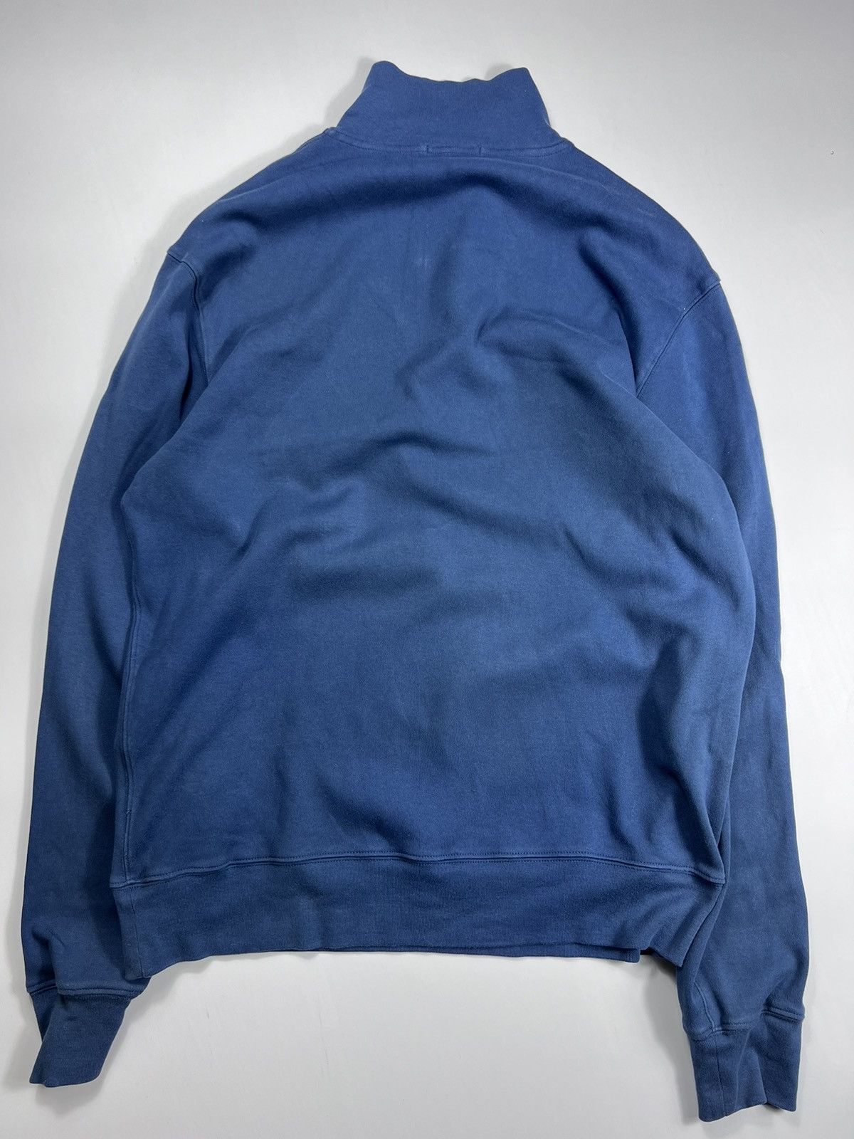 Burberry Burberry Blue Half Zip Pull Sweatshirt Size L Size US M / EU 48-50 / 2 - 8 Thumbnail