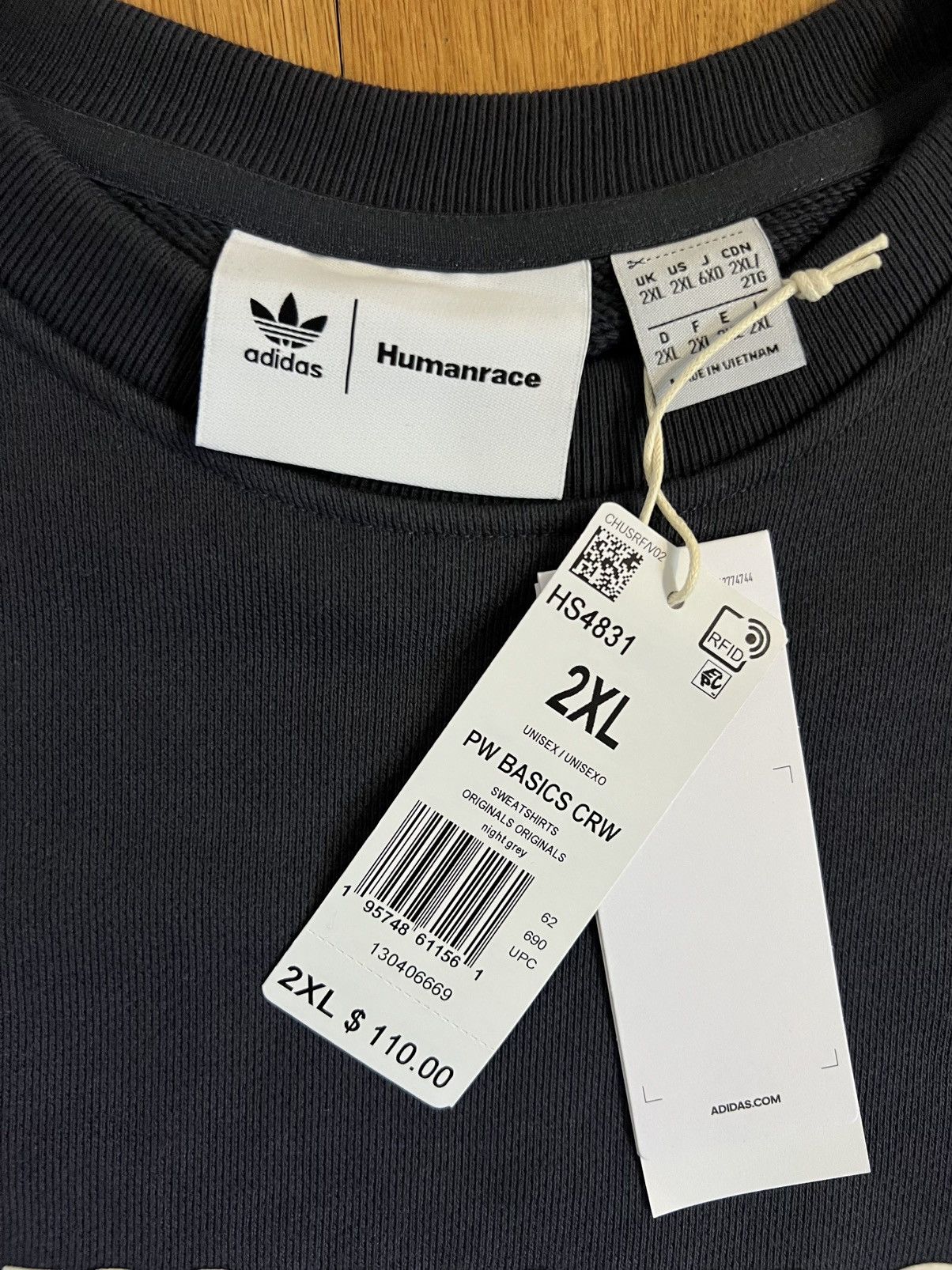 Adidas × Pharrell humanrace adidas navy blue sweat(shirt+pants) Size US XXL / EU 58 / 5 - 5 Thumbnail