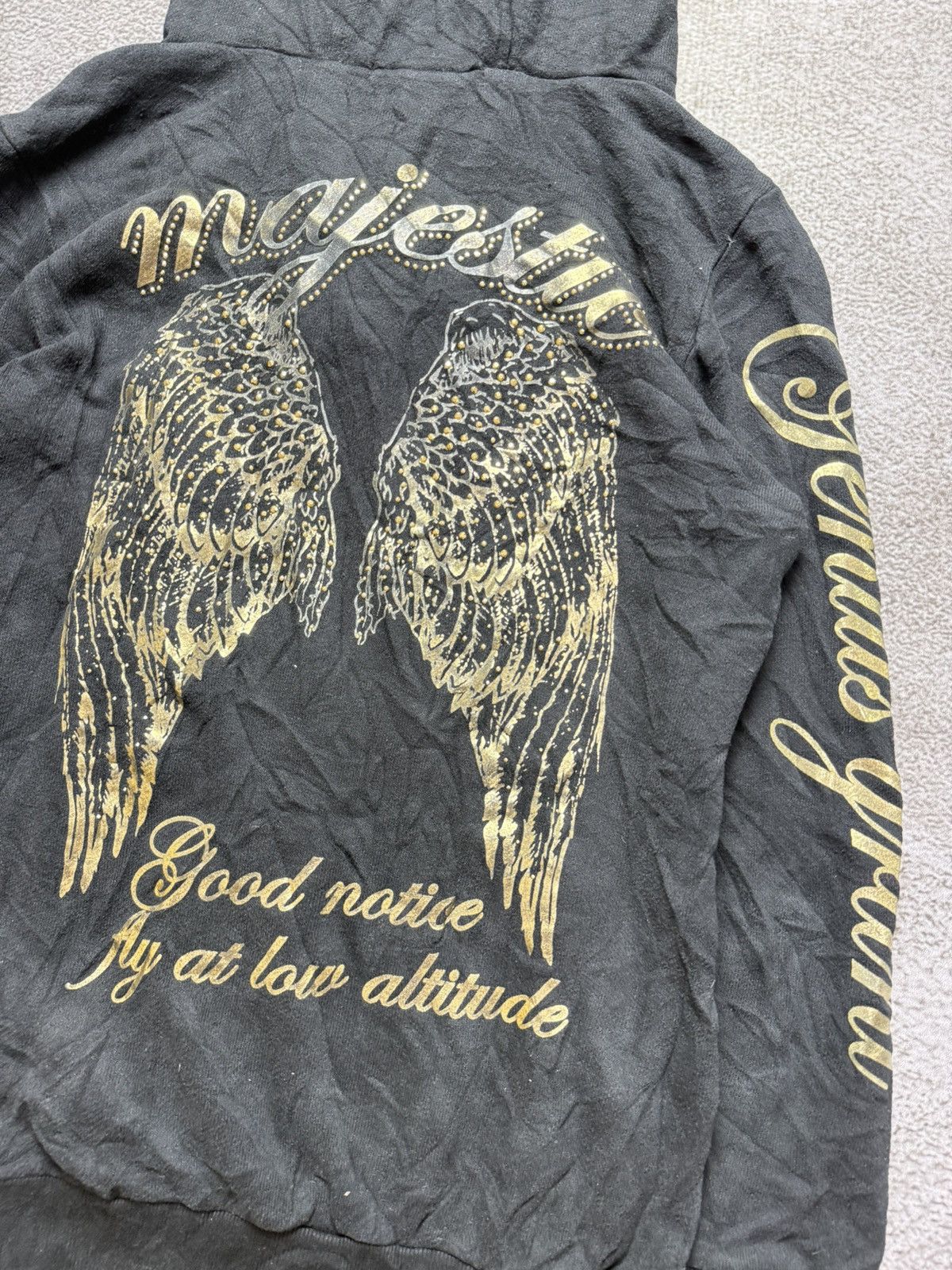 Yohji Yamamoto Egoist glitter wings hoodie Ifsixwasnine lgb style Size US M / EU 48-50 / 2 - 6 Thumbnail