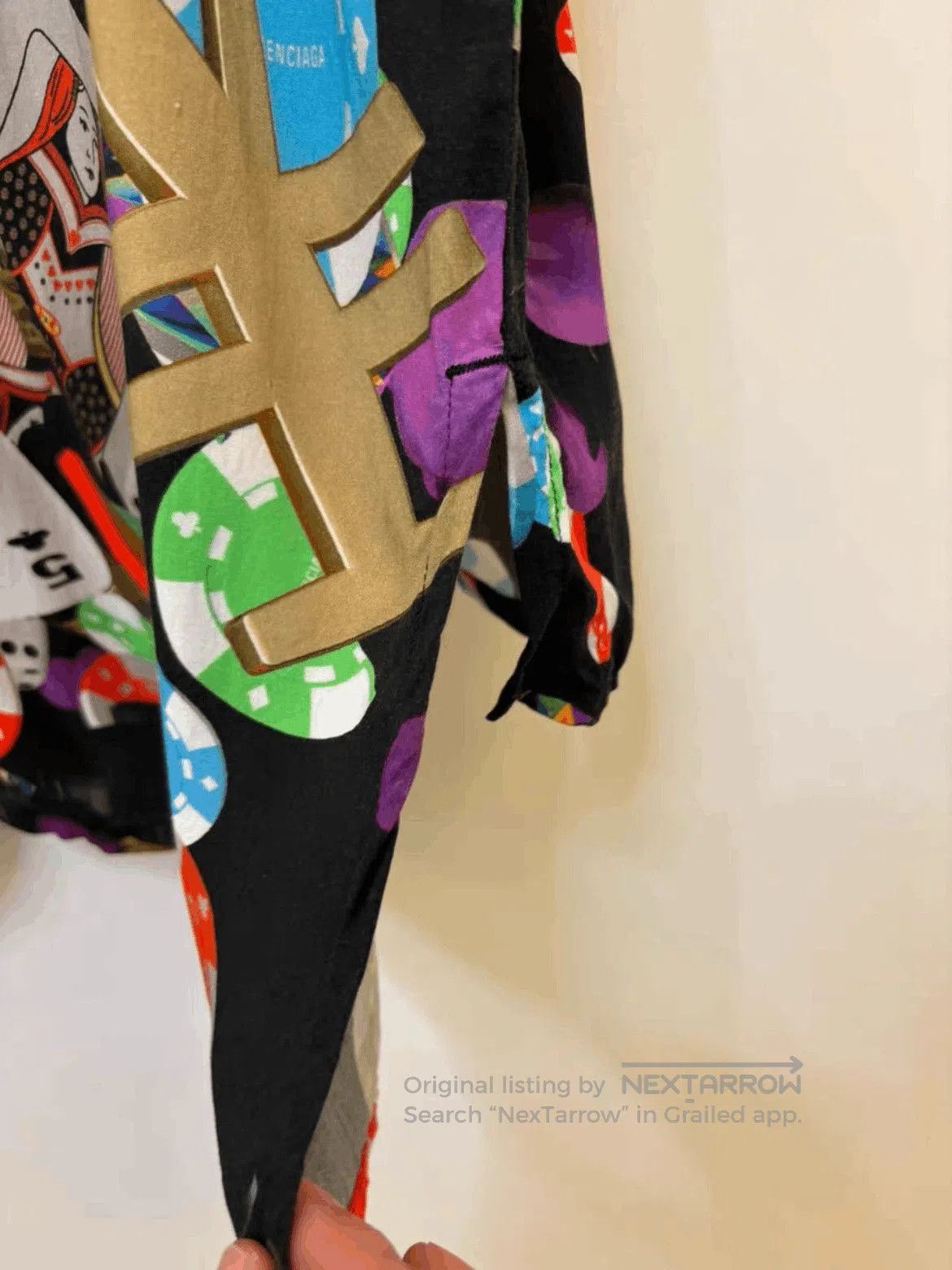 Balenciaga Sz 38 Balenciga Casino Print Shirt. Size US M / EU 48-50 / 2 - 5 Thumbnail