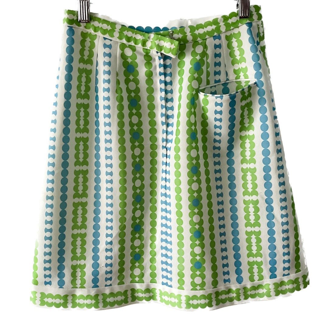 Vintage Vintage 70s floral polka dot groovy SKORT retro XS Size 25" / US 0 / IT 36 - 3 Thumbnail