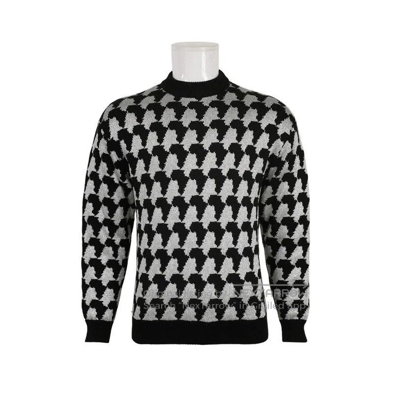Louis Vuitton Louis Vuitton Black and White Wool Blend Sweater. Size US XS / EU 42 / 0 - 1 Thumbnail