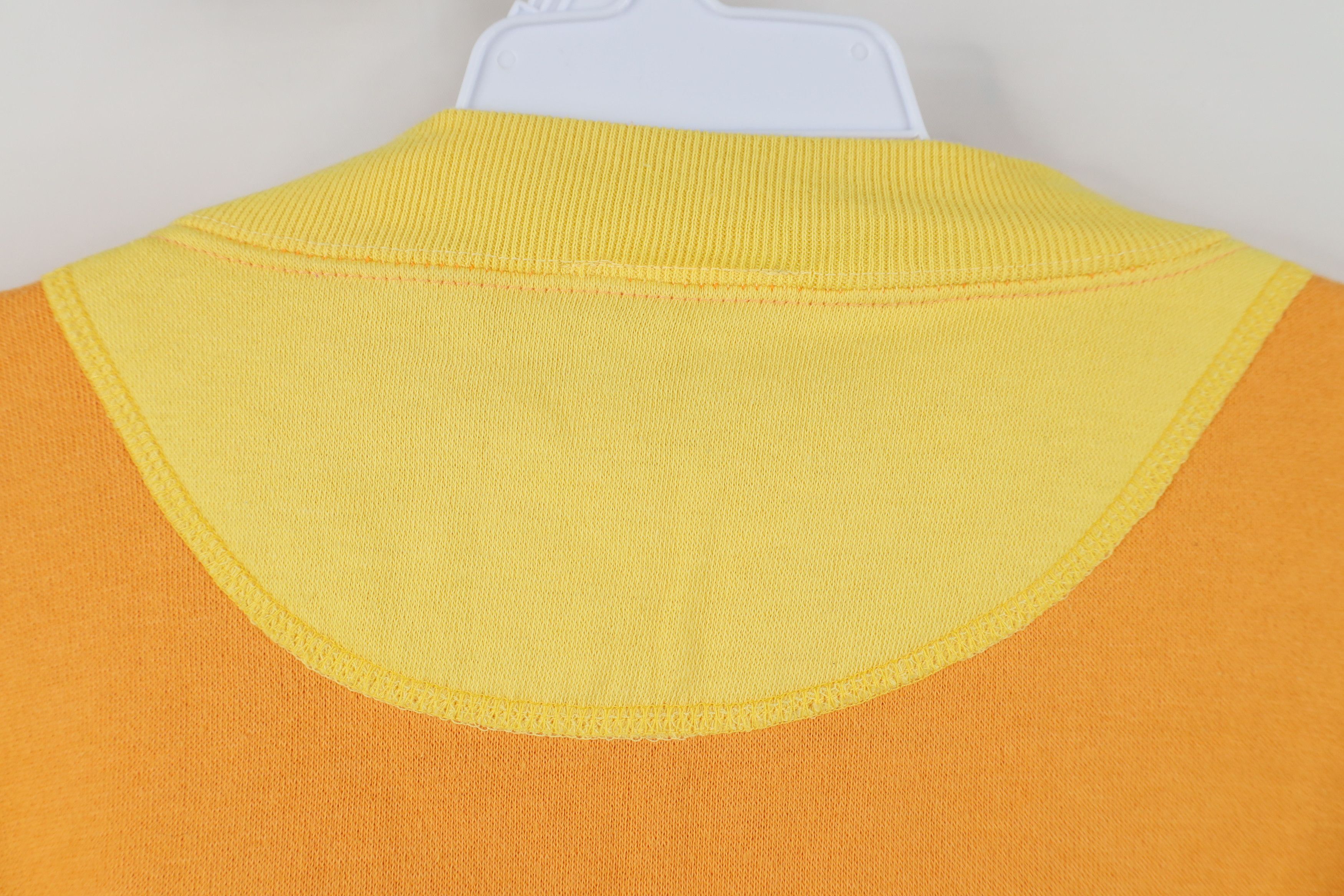 Converse Vintage 80s 90s Converse Block Sweatshirt Orange Yellow Size XL / US 12-14 / IT 48-50 - 9 Thumbnail