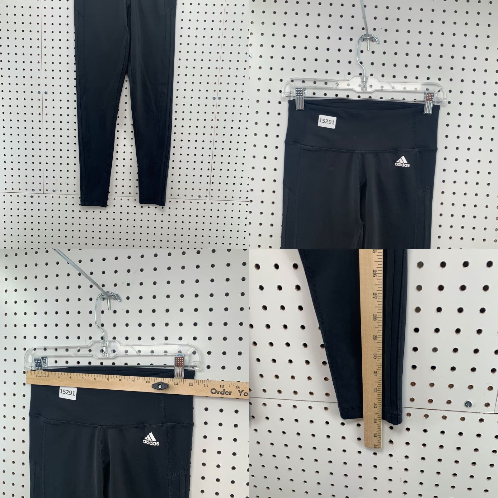 Adidas Adidas Leggings Womens Small Black Climalite Capri Breathable Ladies 26X25 Size 28" / US 6 / IT 42 - 8 Thumbnail