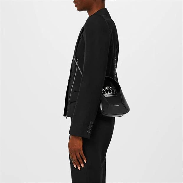 Alexander McQueen o1g2r1mq0824 Structured Zip Blazers in Black Size XS / US 0-2 / IT 36-38 - 3 Thumbnail