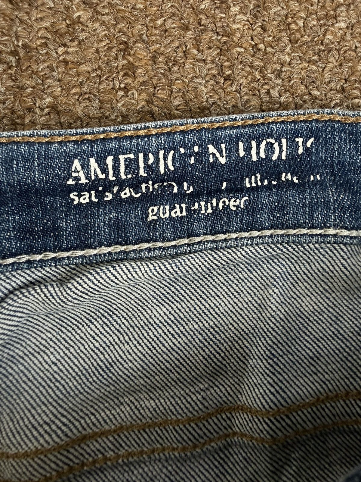 Japanese Brand Vintage American Holic Jeans Wash Slim Fit Denim Pants Size US 26 / EU 42 - 7 Thumbnail