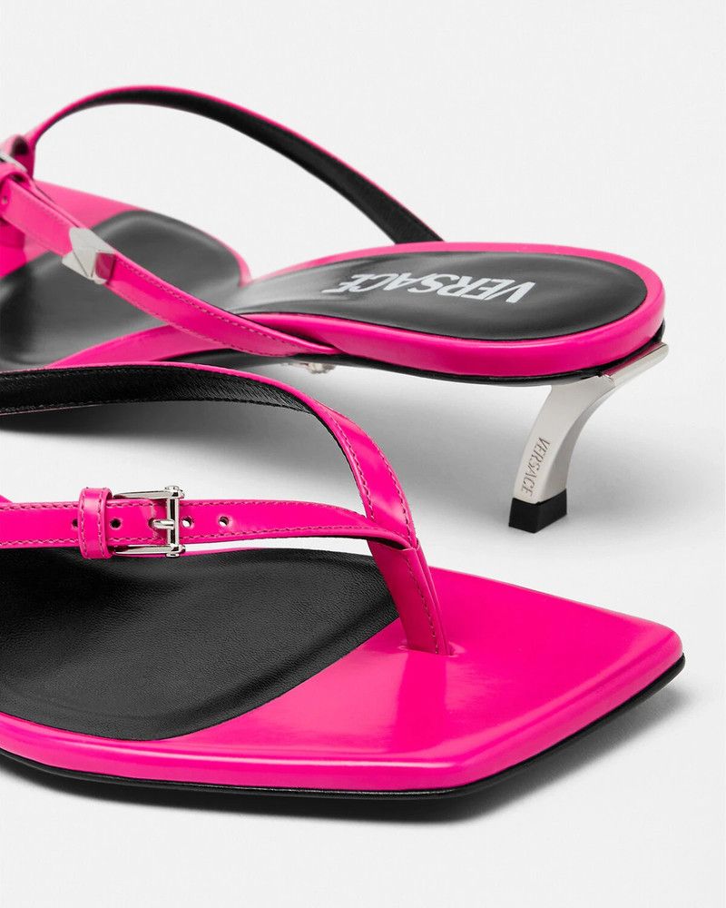 Versace o1y0226 Kitten Heel in Fuchsia Size US 6 / IT 36 - 4 Thumbnail