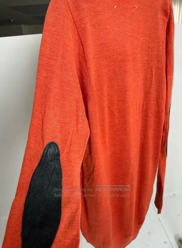 Maison Margiela Maison Margiela Orange Wool Men's Cardigan . Size US M / EU 48-50 / 2 - 8 Thumbnail