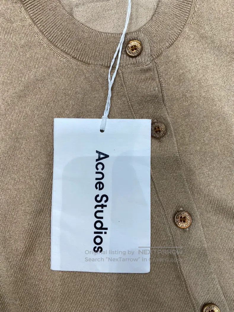 Acne Studios Acne Studios Khaki Knit Cardigan Size XXS / US 00 / IT 34 - 5 Thumbnail