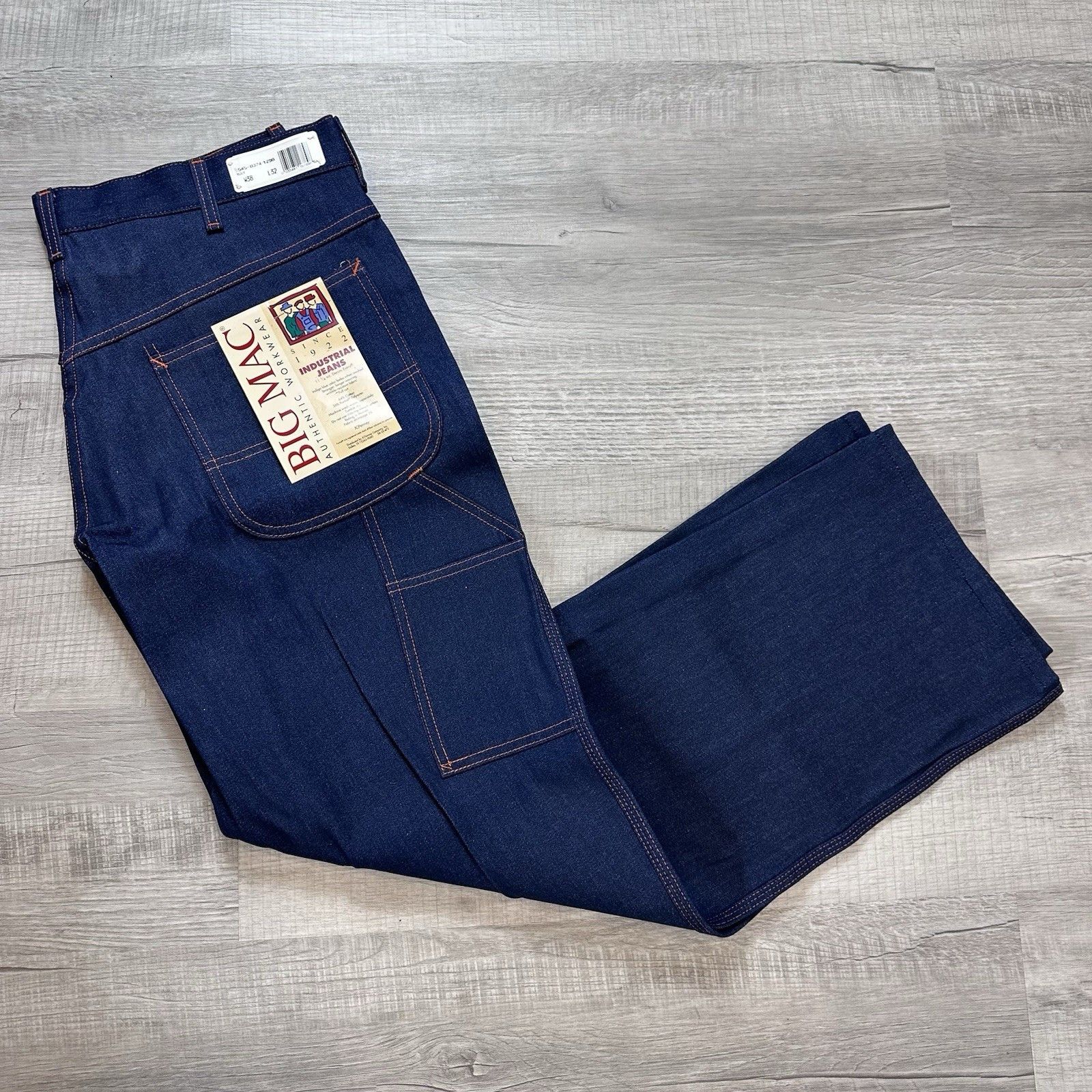VTG 70’s BIG MAC Industrial Jean 38x32 Carpenter Workwear