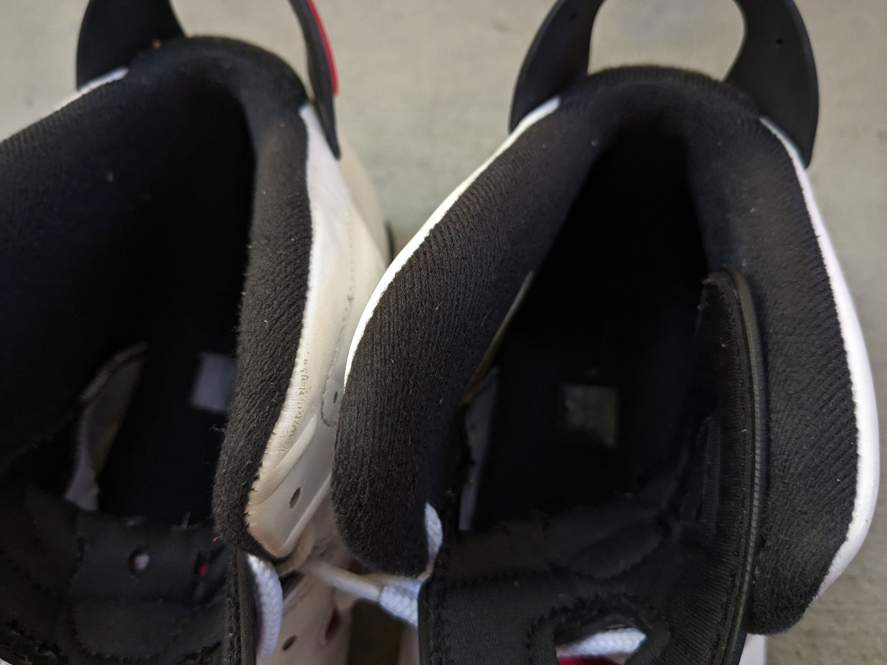 Nike Air Jordan 6 Retro Carmine 10.5 Red White 384664-160